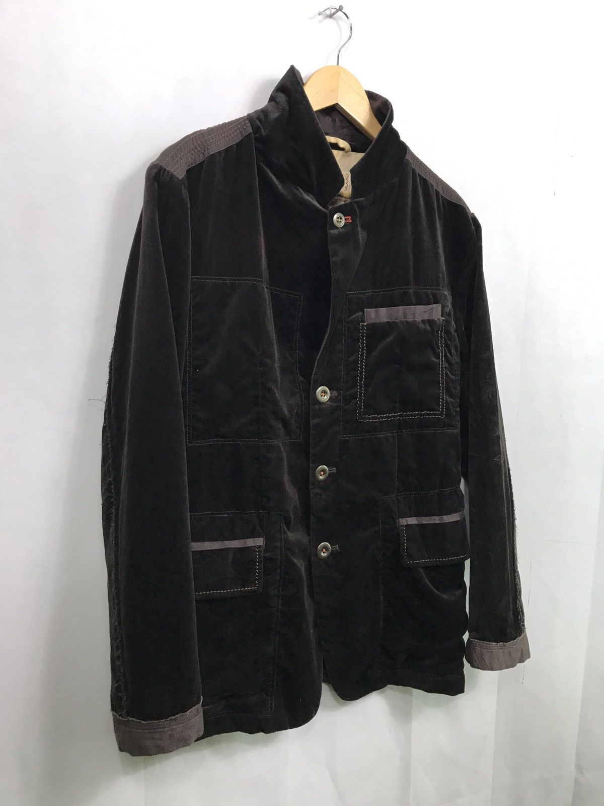 Designer MARITHE FRANCOIS GIBRAUD JESUS PIRANHA VELVET MADE IN JAPAN Size US L / EU 52-54 / 3 - 3 Thumbnail