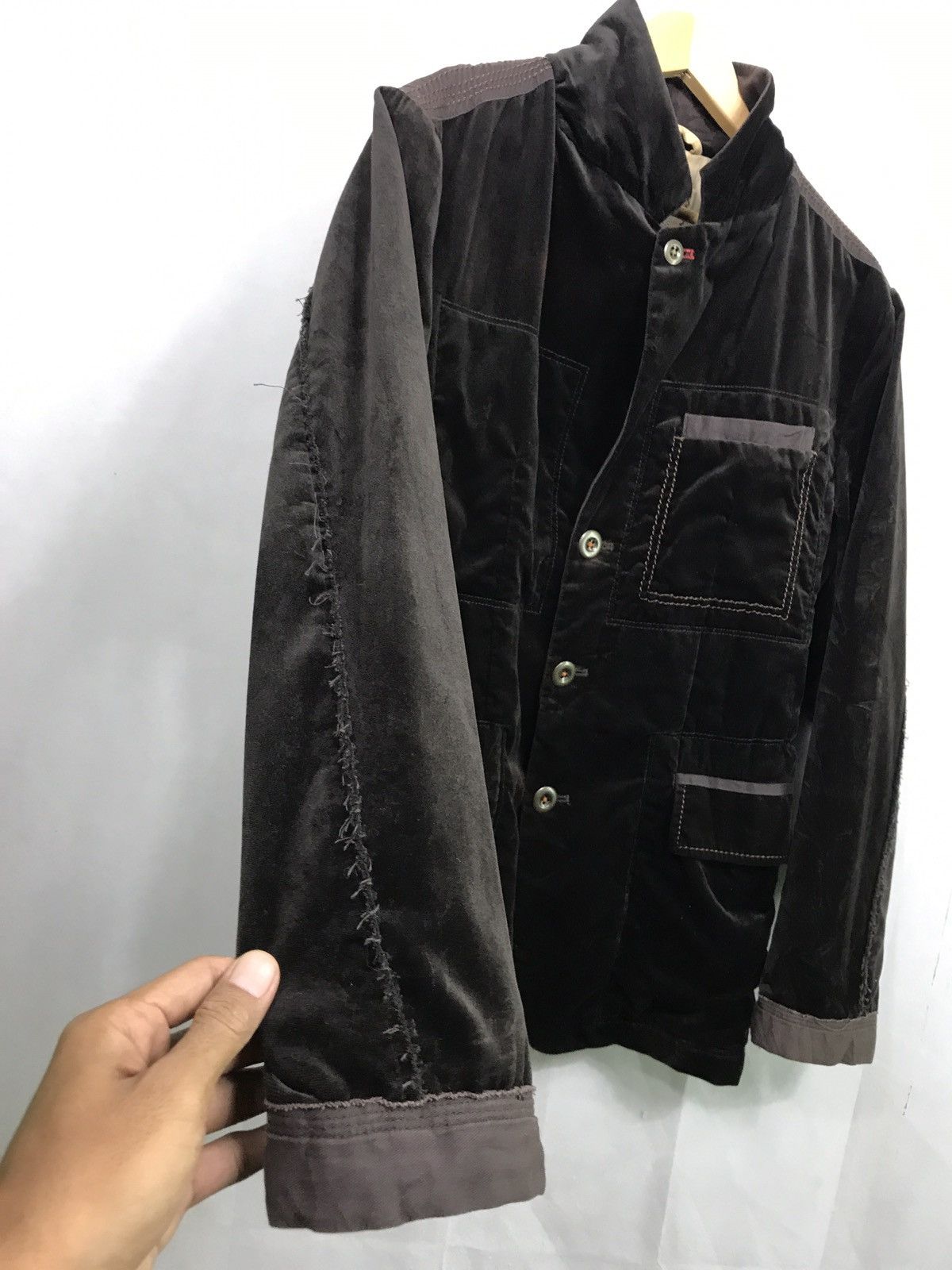 Designer MARITHE FRANCOIS GIBRAUD JESUS PIRANHA VELVET MADE IN JAPAN Size US L / EU 52-54 / 3 - 8 Thumbnail