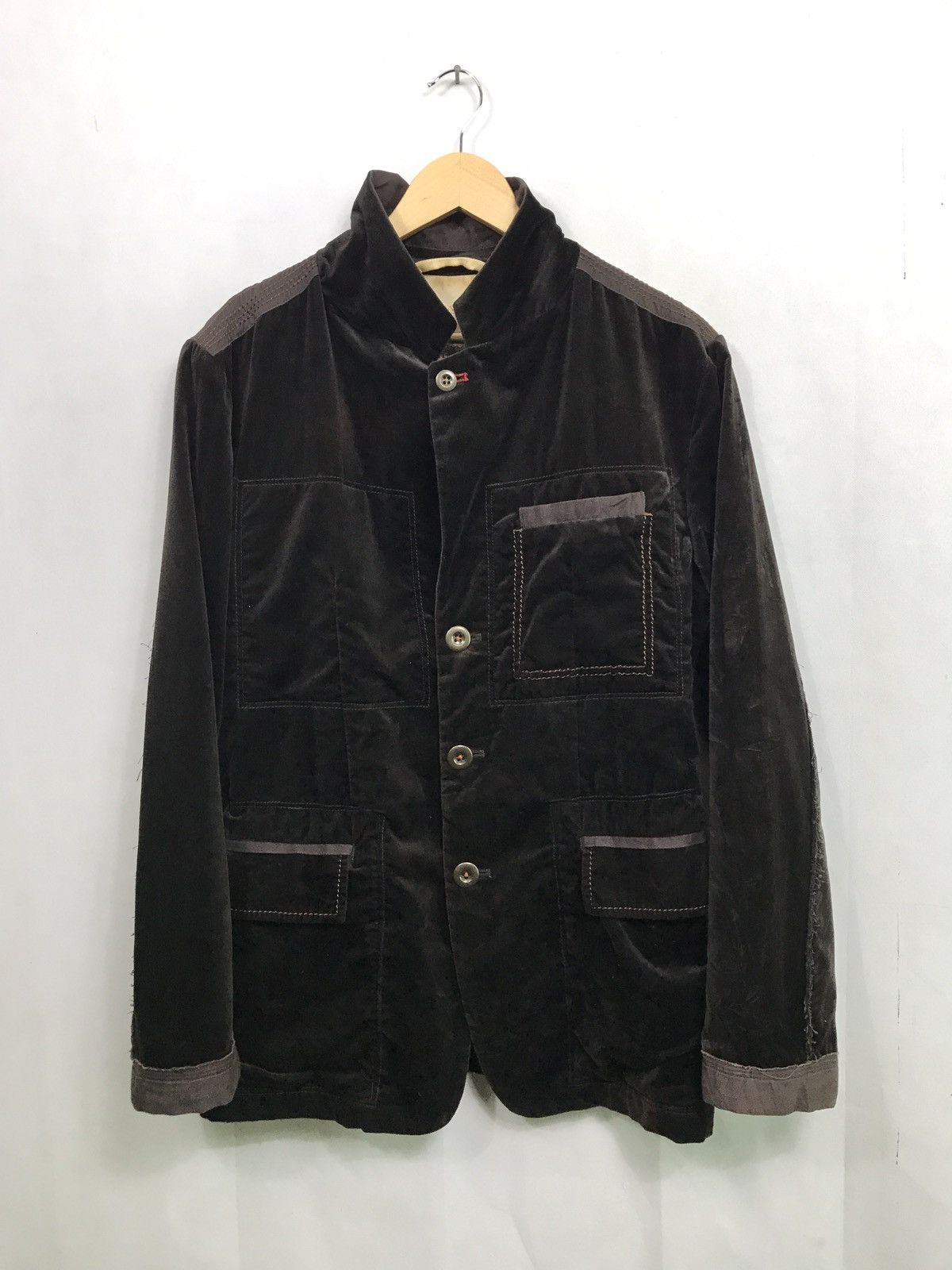 Designer MARITHE FRANCOIS GIBRAUD JESUS PIRANHA VELVET MADE IN JAPAN Size US L / EU 52-54 / 3 - 2 Thumbnail