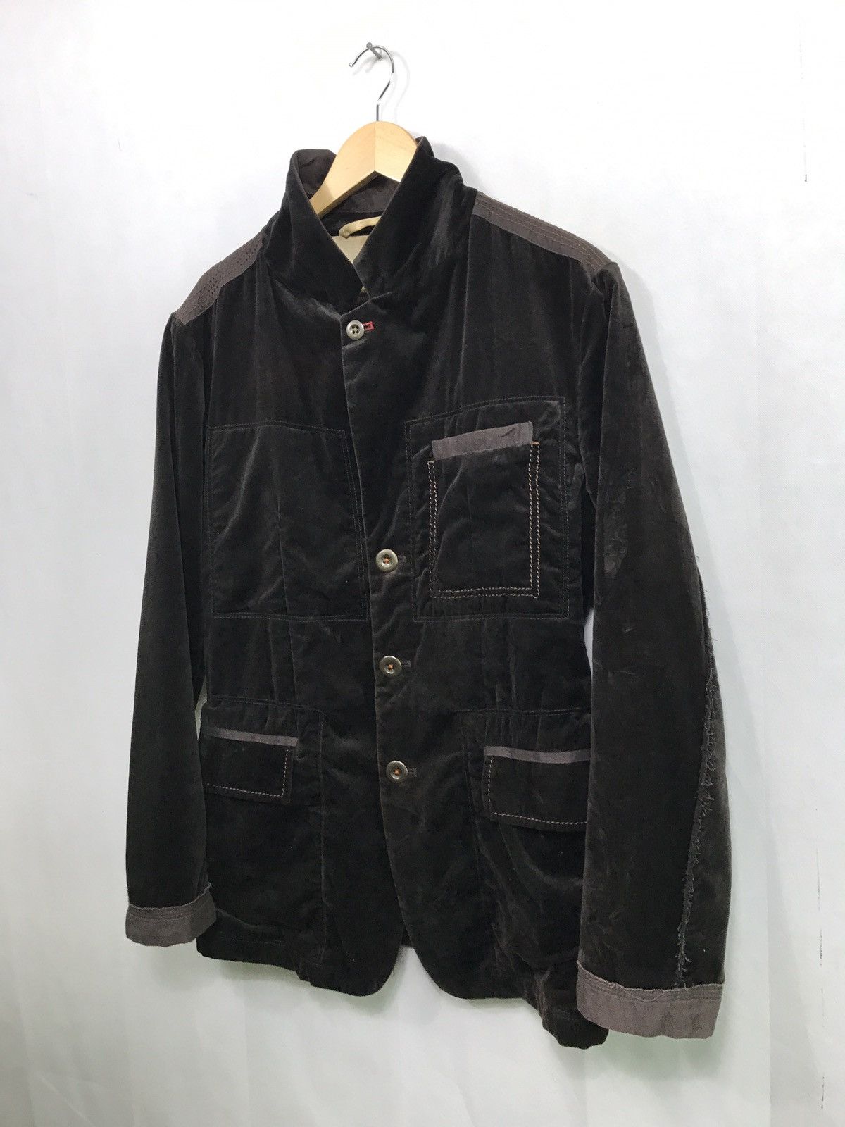 Designer MARITHE FRANCOIS GIBRAUD JESUS PIRANHA VELVET MADE IN JAPAN Size US L / EU 52-54 / 3 - 4 Thumbnail