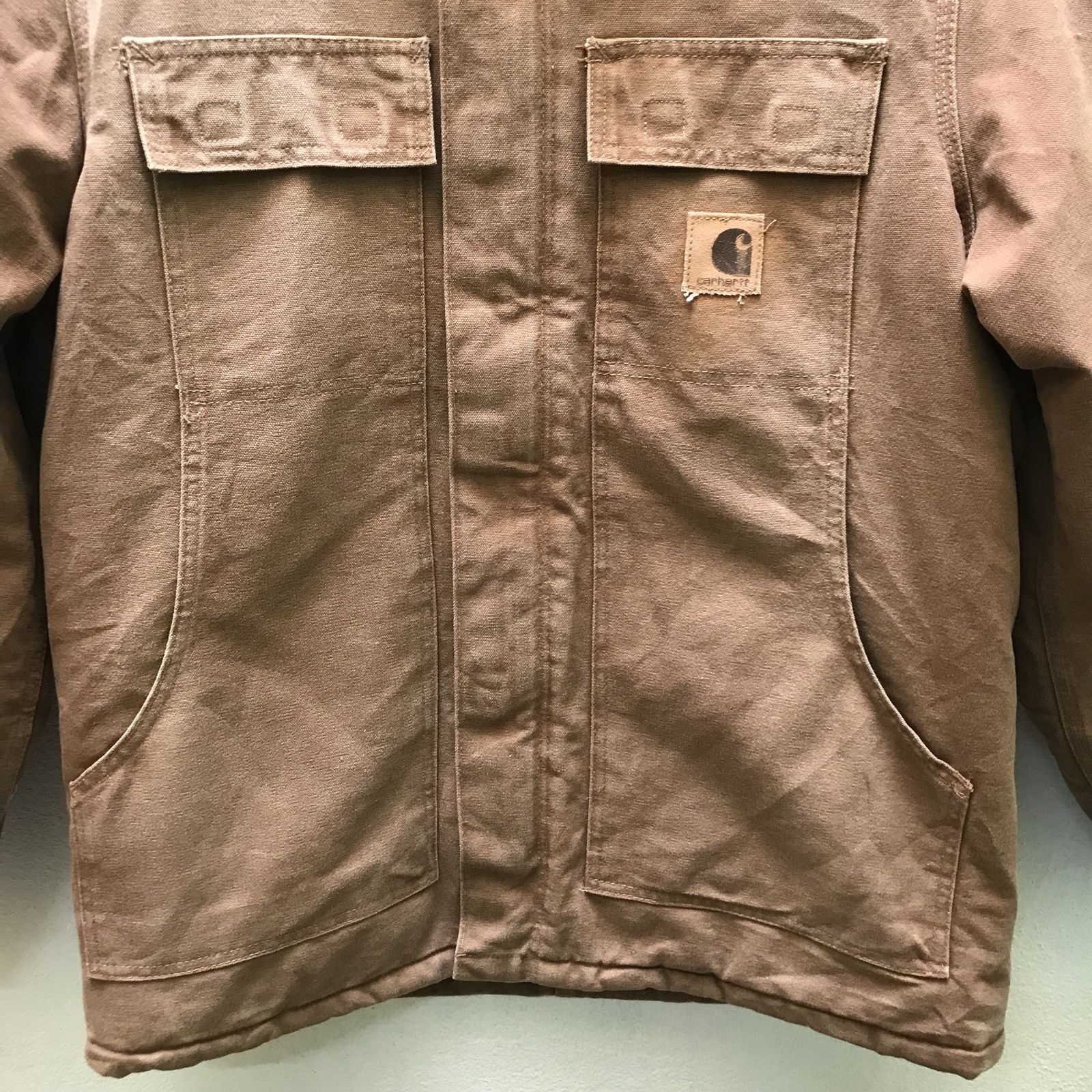 Carhartt 🔥 FINAL DROP ❗🔥 VINTAGE CARHARTT DUCK SANDSTONE COAT Size US M / EU 48-50 / 2 - 5 Thumbnail