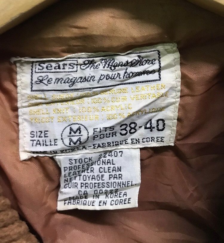 Sears vintage 80s Sears leather jacket Size US M / EU 48-50 / 2 - 2 Thumbnail