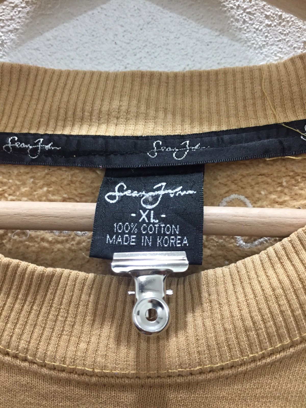 Japanese Brand sean john embroidered logo sweatshirt Size US XL / EU 56 / 4 - 5 Thumbnail