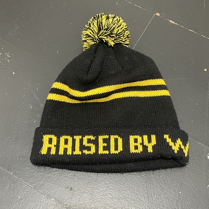 Raised by store wolves beanie