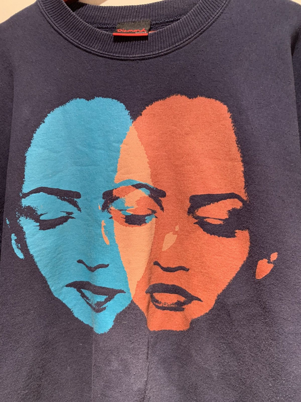 Band Tees × Diamond Supply Co. × Vintage *RARE* Vintage Sade x Diamond Supply Co Crewneck Sweatshirt Size US XL / EU 56 / 4 - 2 Thumbnail