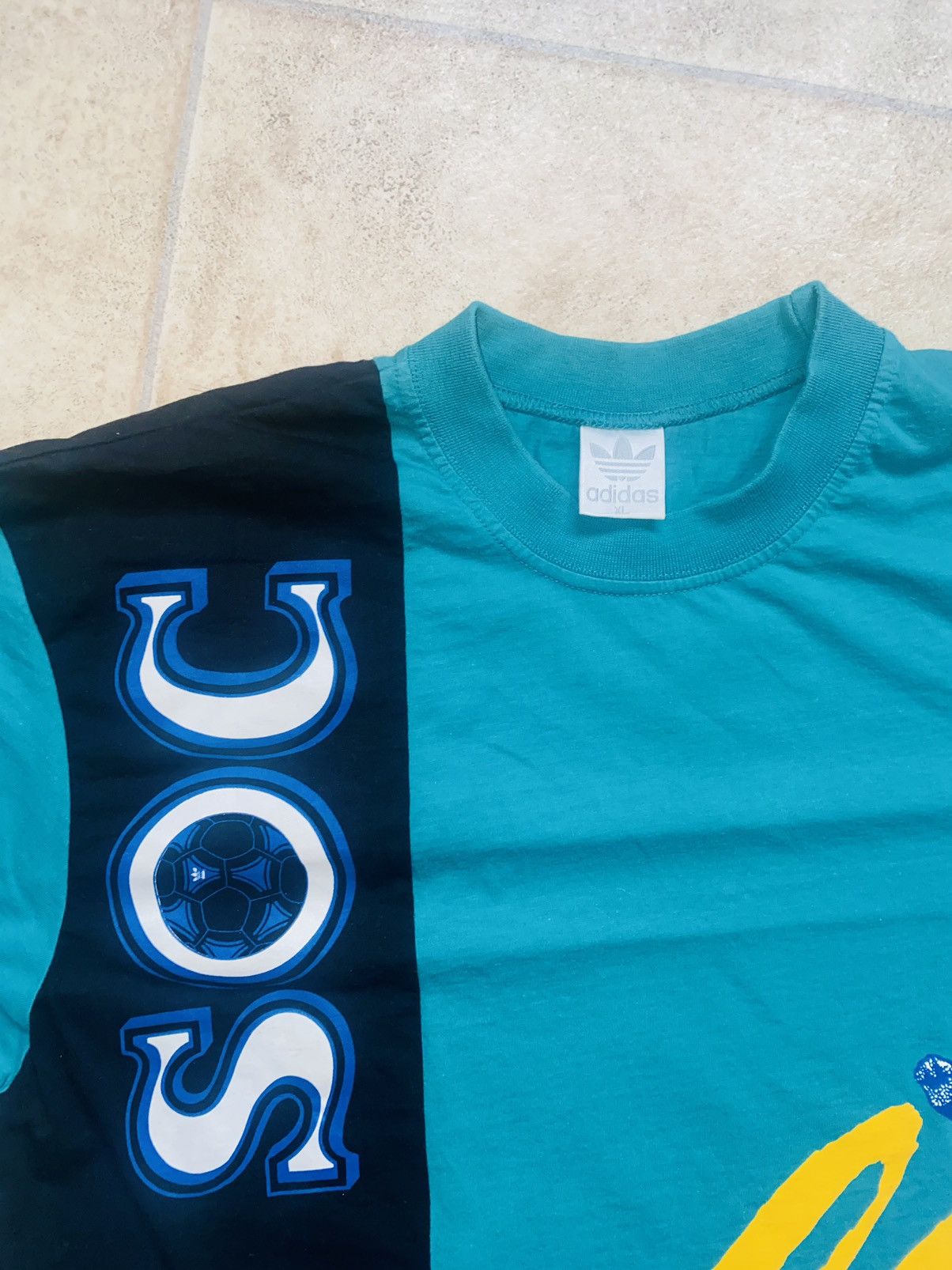 Adidas × Gosha Rubchinskiy 90s Soccer Tee Y3 Equipment Pharrell Bape Size US XL / EU 56 / 4 - 3 Thumbnail