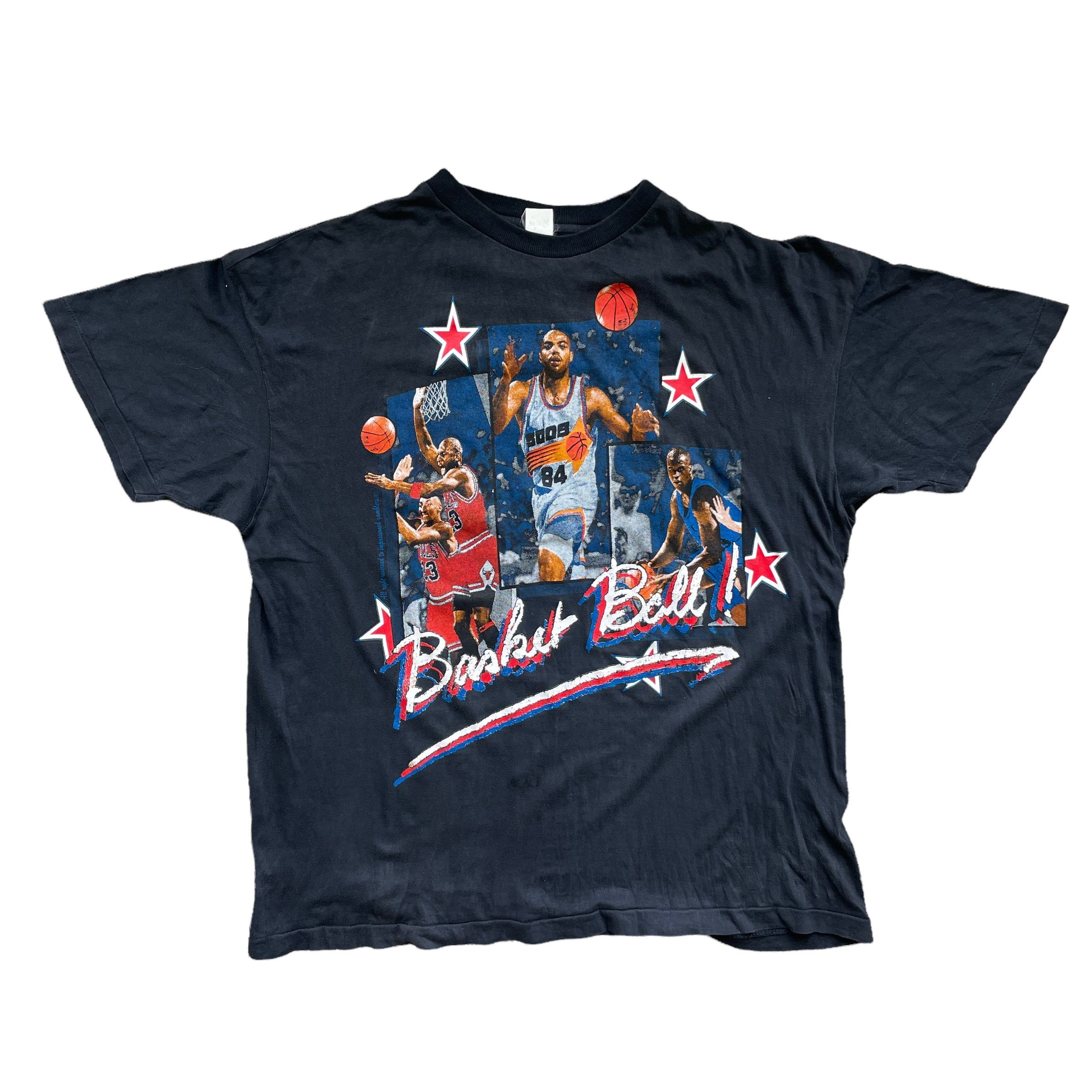 Salem Sportswear × Vintage 1993 Barkley vs pippen NBA Finals | Grailed