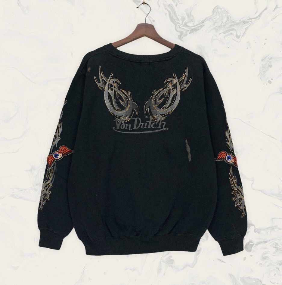 Von Dutch Rare! Von Dutch Crewneck Big Logo Size US L / EU 52-54 / 3 - 1 Thumbnail