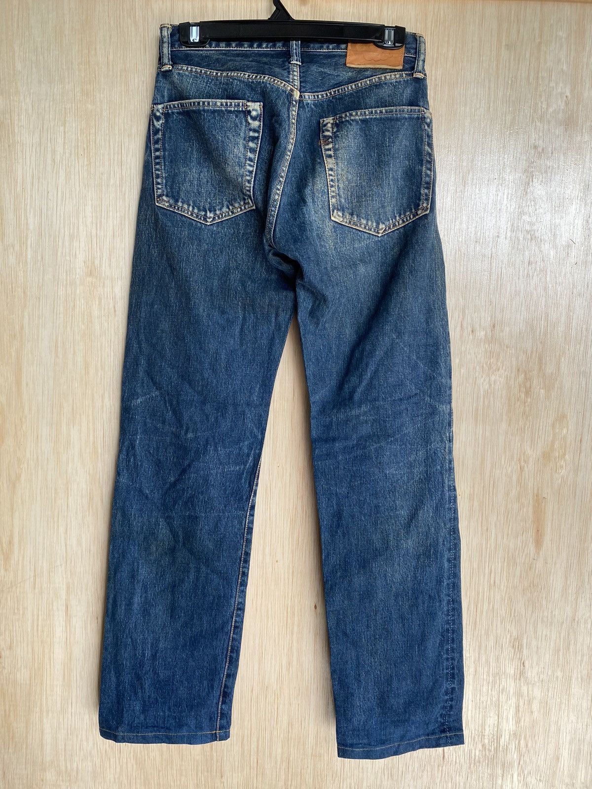 45rpm × Hysteric Glamour × Japanese Brand Baggy Jeans Japanese 45rpm Selvedge Denim Size US 28 / EU 44 - 5 Thumbnail