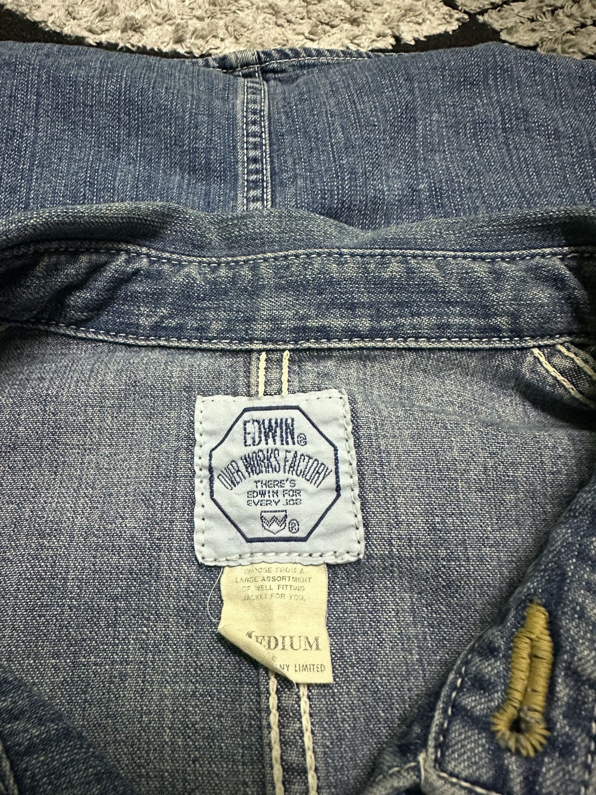 Edwin × Vintage Vintage Edwind denim jacket Size US M / EU 48-50 / 2 - 3 Thumbnail