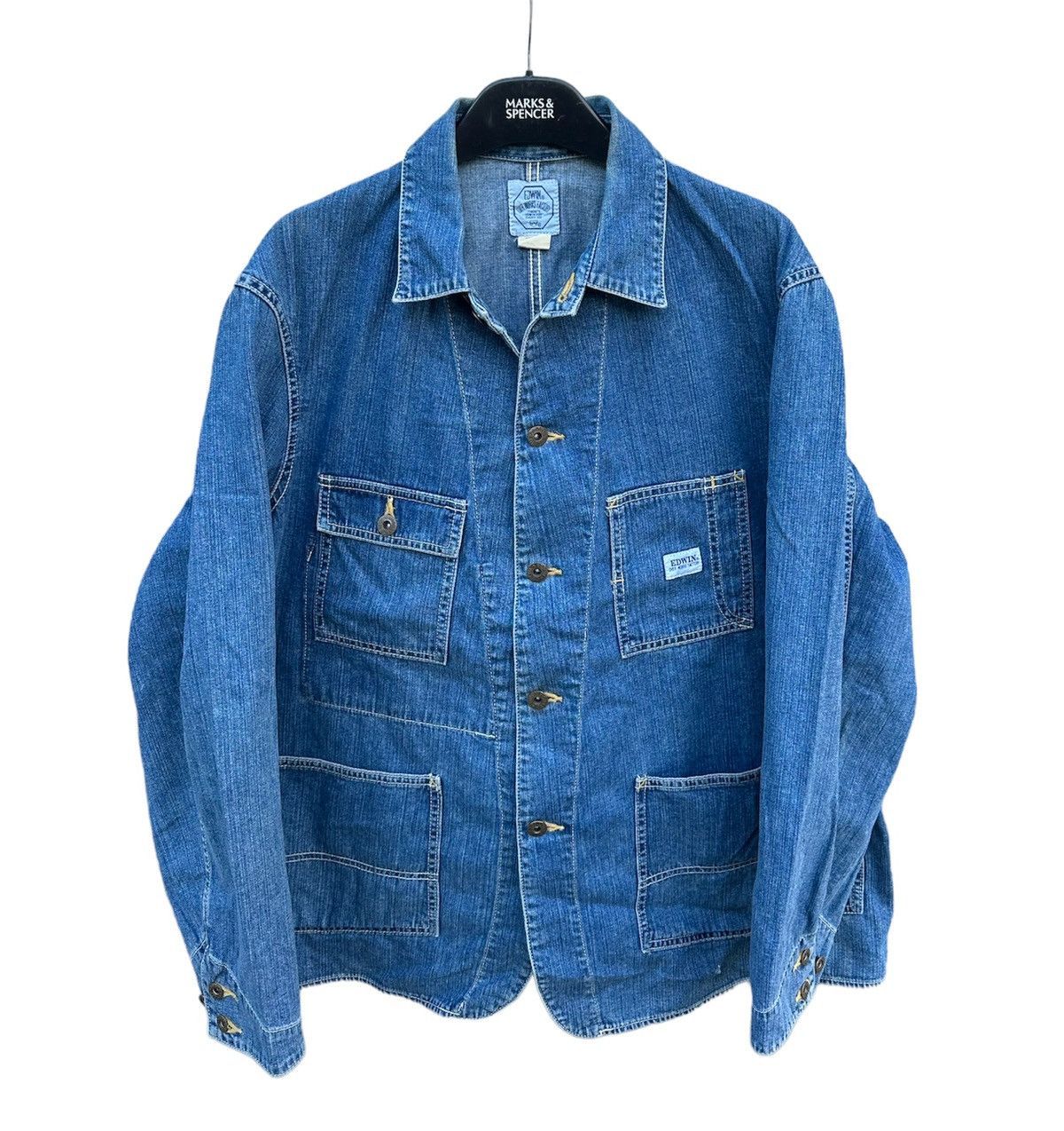 Edwin × Vintage Vintage Edwind denim jacket Size US M / EU 48-50 / 2 - 1 Thumbnail