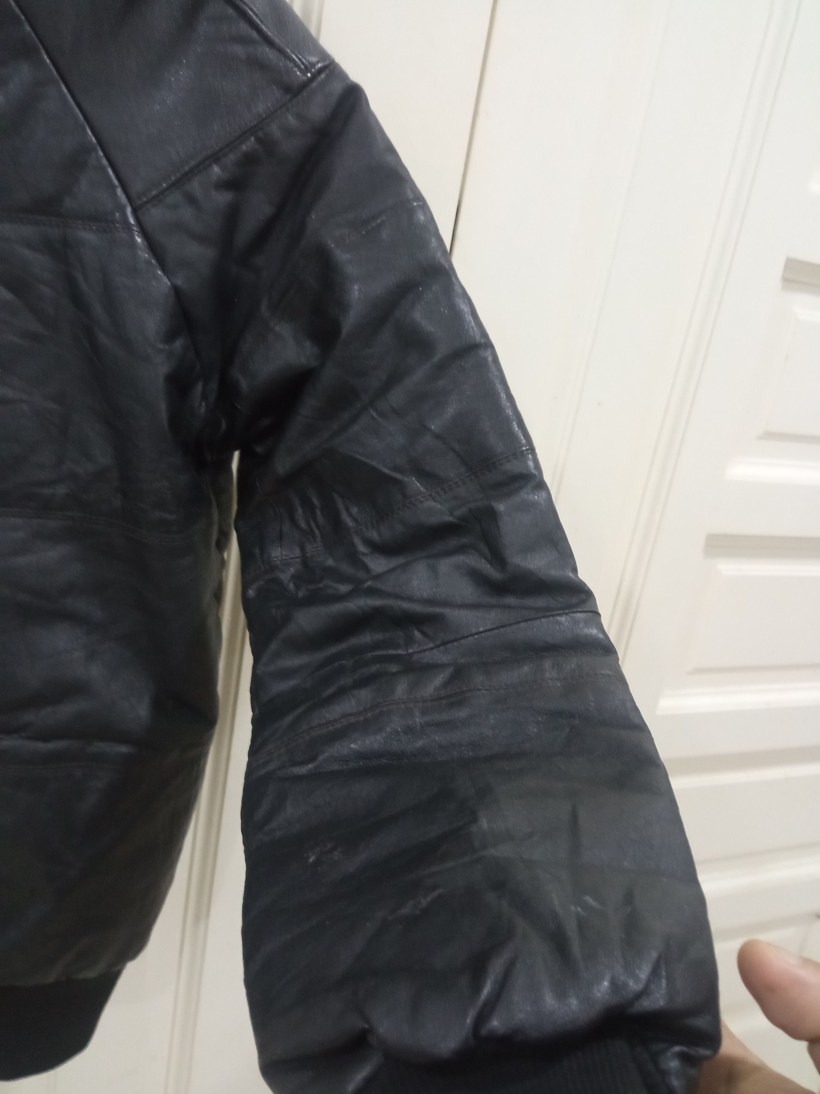 Vintage Leather Jacket Fur Hoodie Size US M / EU 48-50 / 2 - 17 Thumbnail