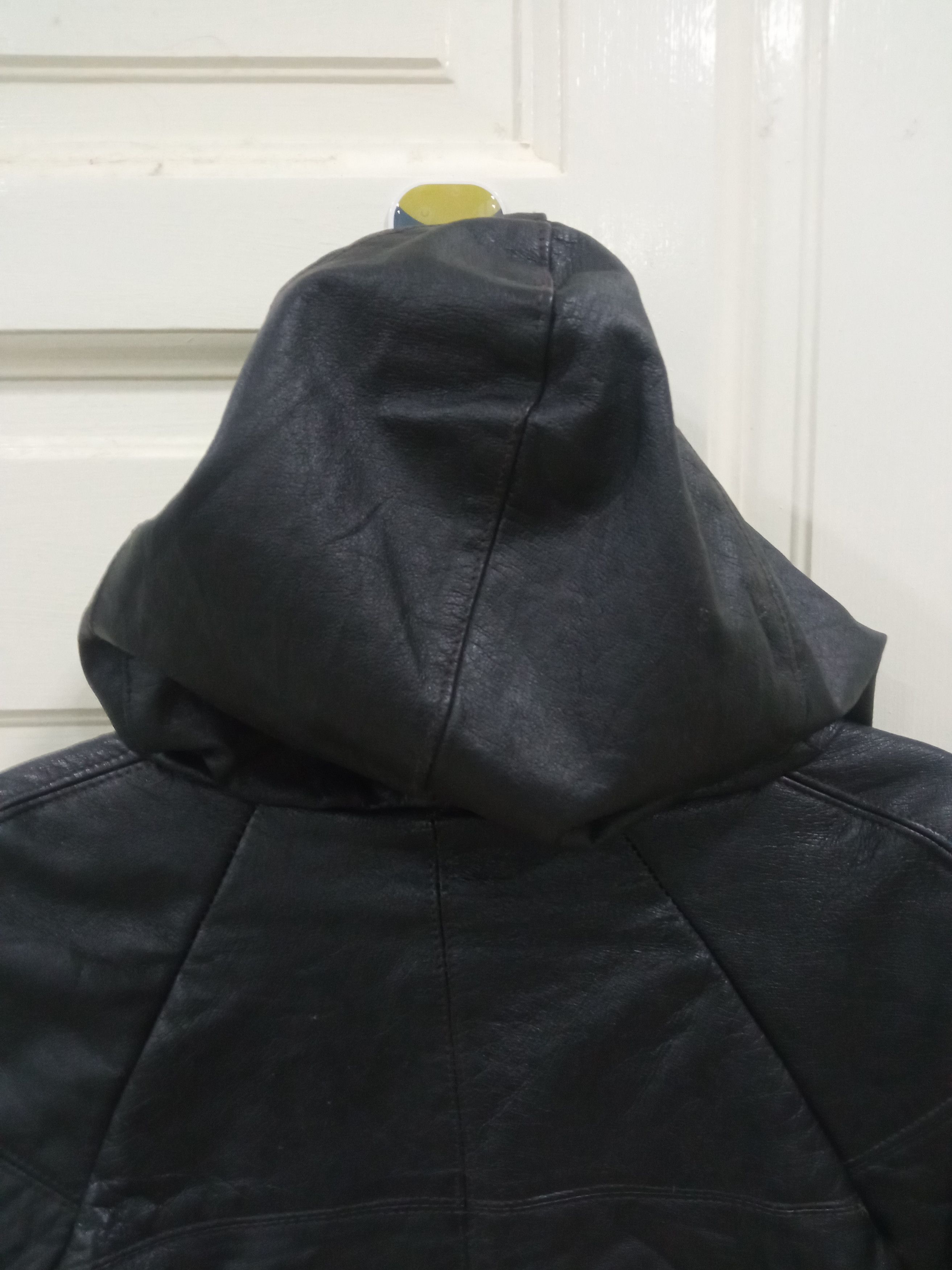 Vintage Leather Jacket Fur Hoodie Size US M / EU 48-50 / 2 - 15 Thumbnail
