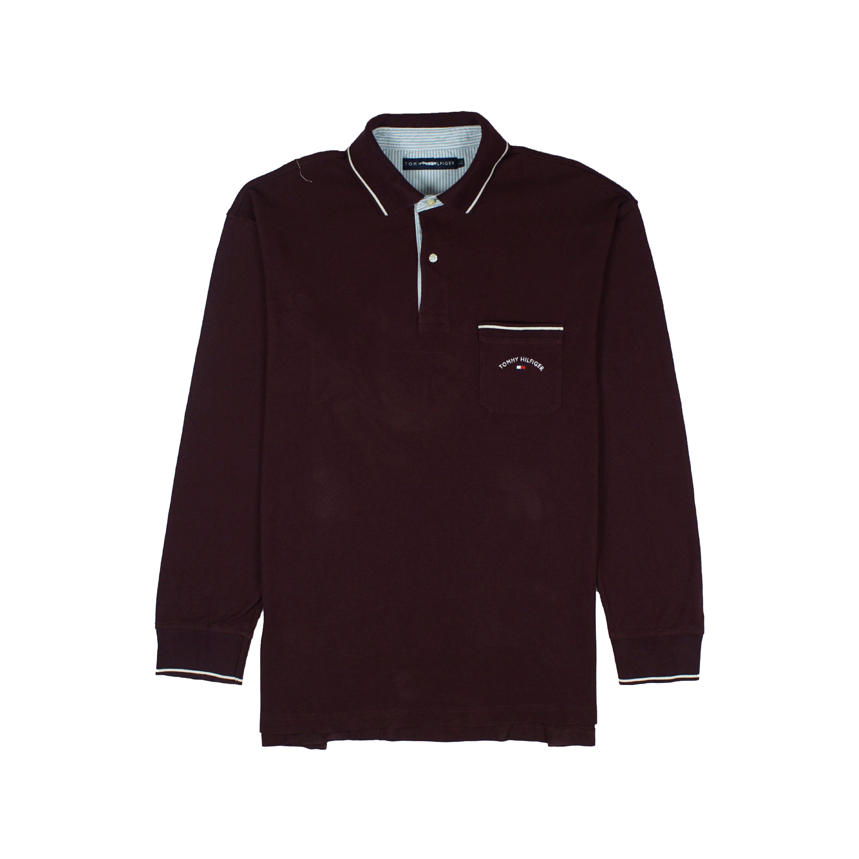 Tommy Hilfiger *NoTariff Tommy Hilfiger LS Polo Shirts Size US L / EU 52-54 / 3 - 1 Thumbnail