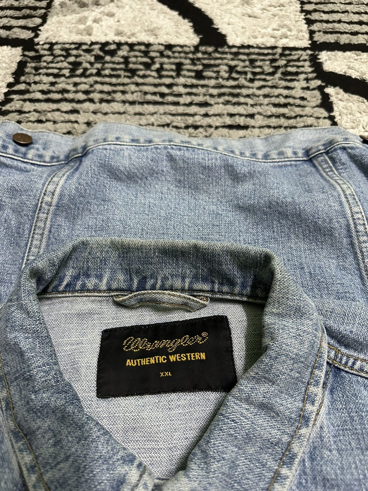 Vintage × Wrangler Wrangler denim jacket Size US XXL / EU 58 / 5 - 4 Thumbnail