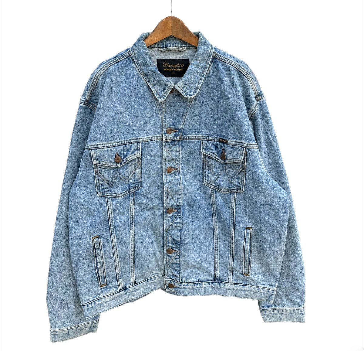 Vintage × Wrangler Wrangler denim jacket Size US XXL / EU 58 / 5 - 1 Thumbnail