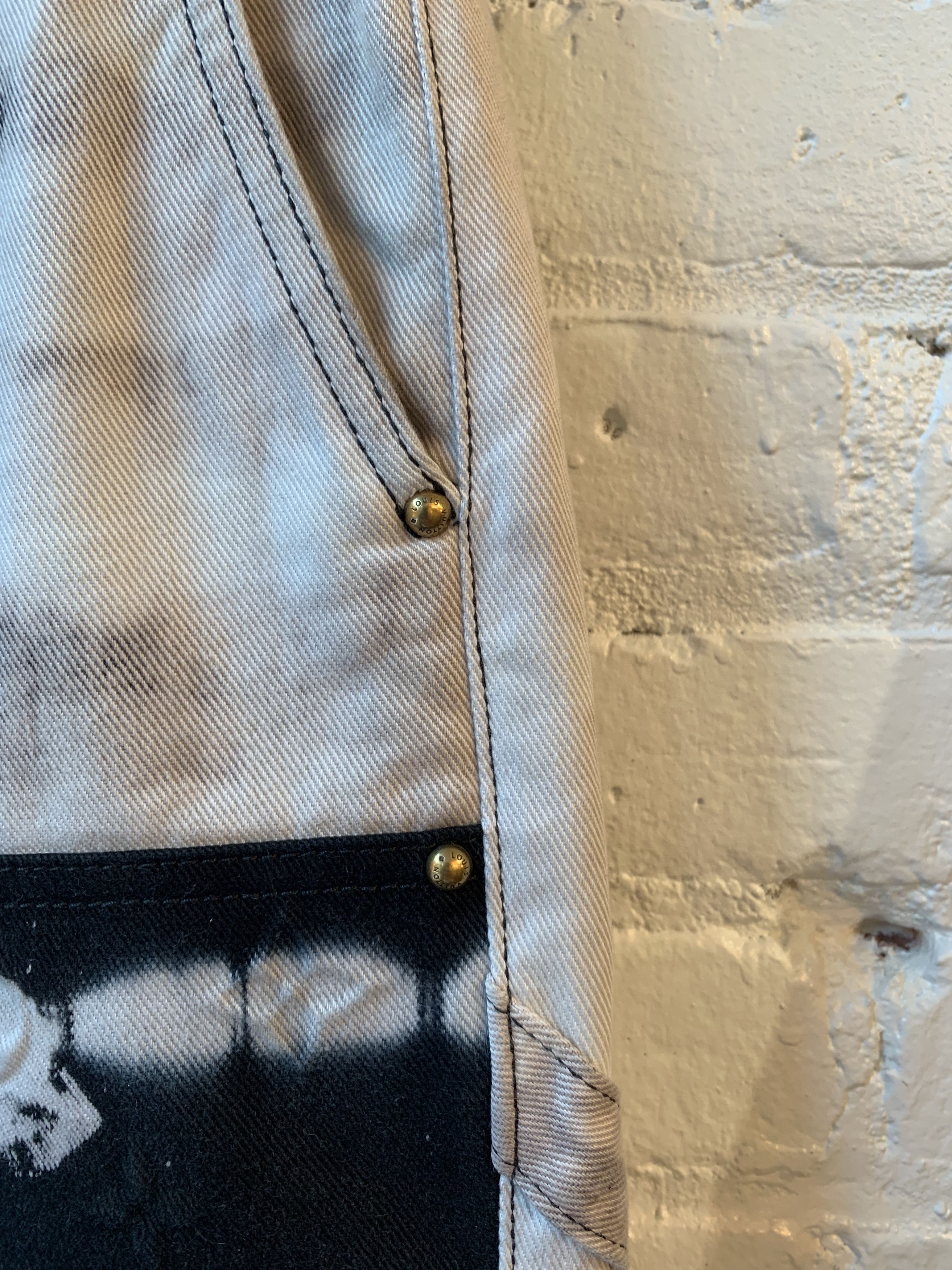 Louis Vuitton × Virgil Abloh LV x VIRGIL 1/30 Tie Dye Double Knee Le Flare Jeans Size US 33 - 4 Thumbnail