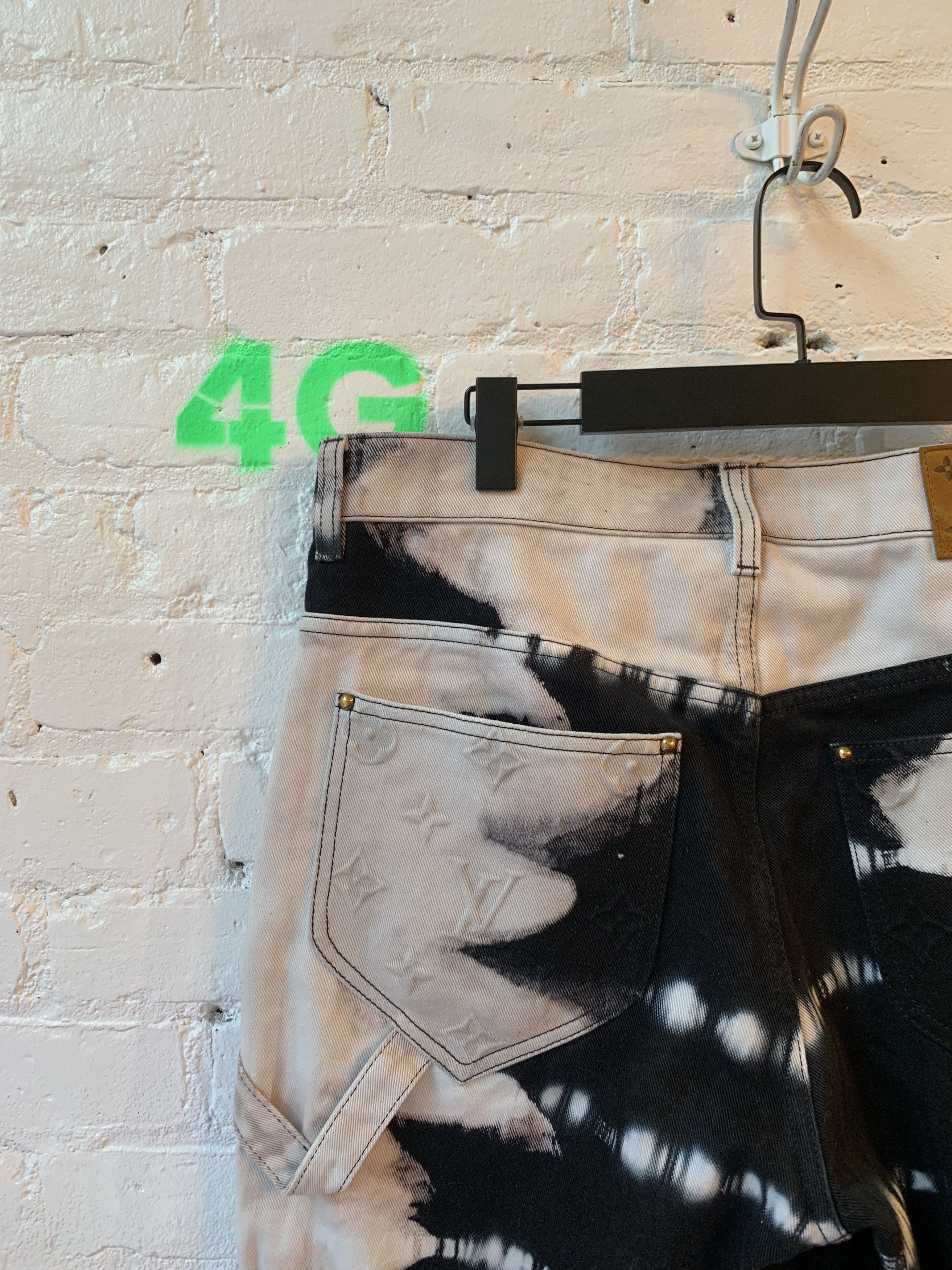 Louis Vuitton × Virgil Abloh LV x VIRGIL 1/30 Tie Dye Double Knee Le Flare Jeans Size US 33 - 6 Thumbnail