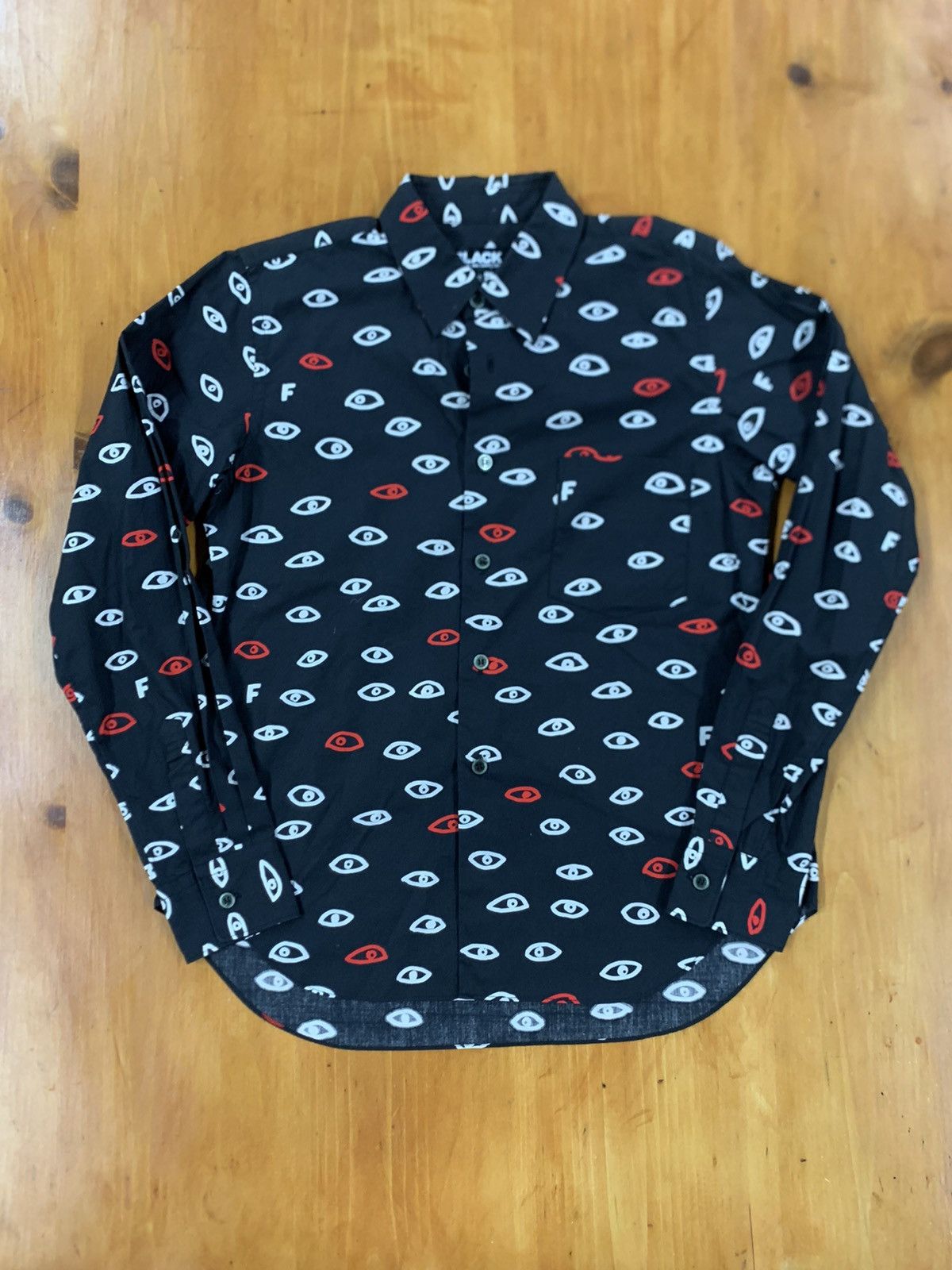 Comme Des Garçons Eye Print Shirt Shirts Button Ups
