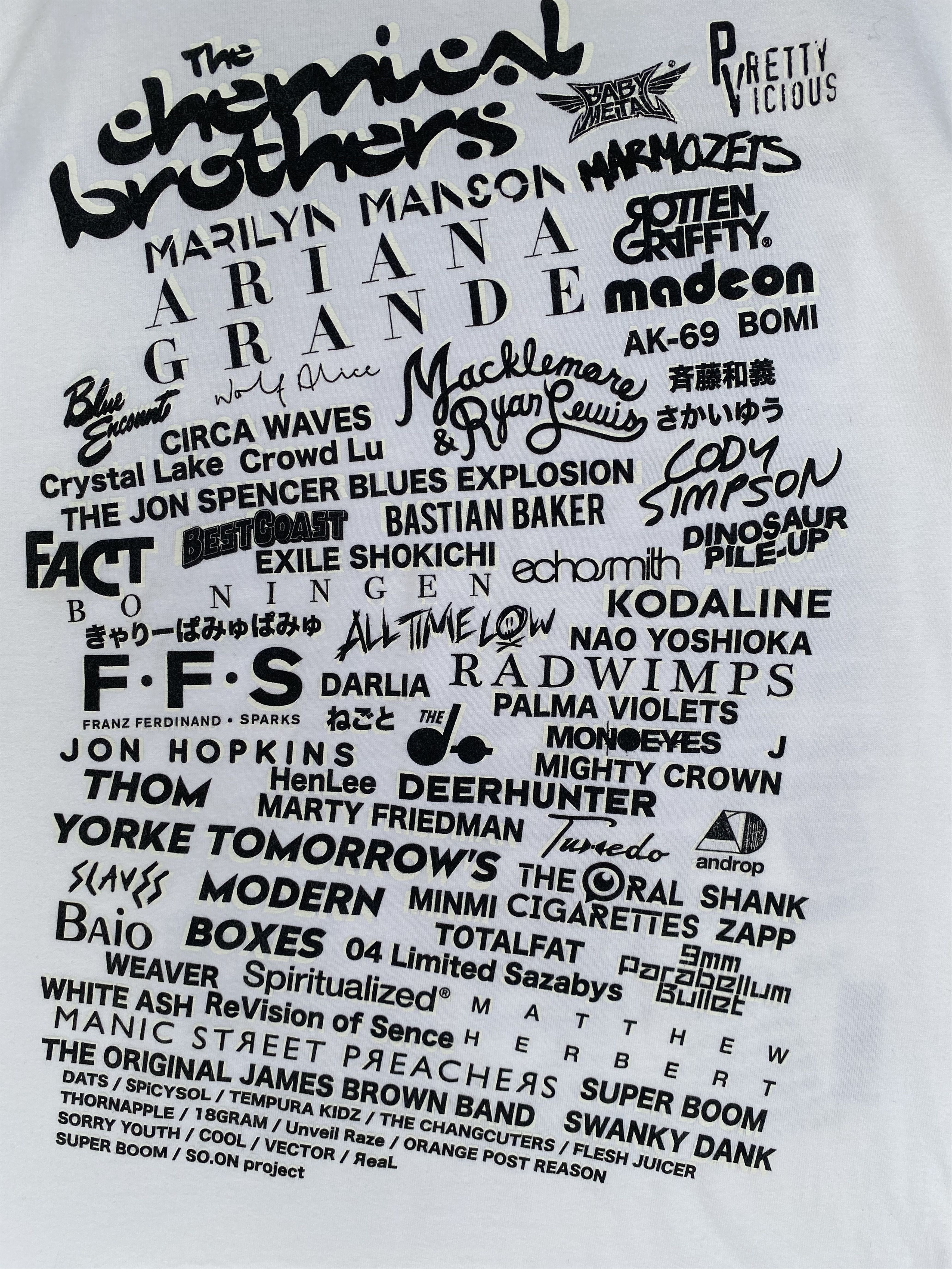 Band Tees SUMMER SONIC Japanese Festival concert band rare tee shirt Size US M / EU 48-50 / 2 - 4 Thumbnail