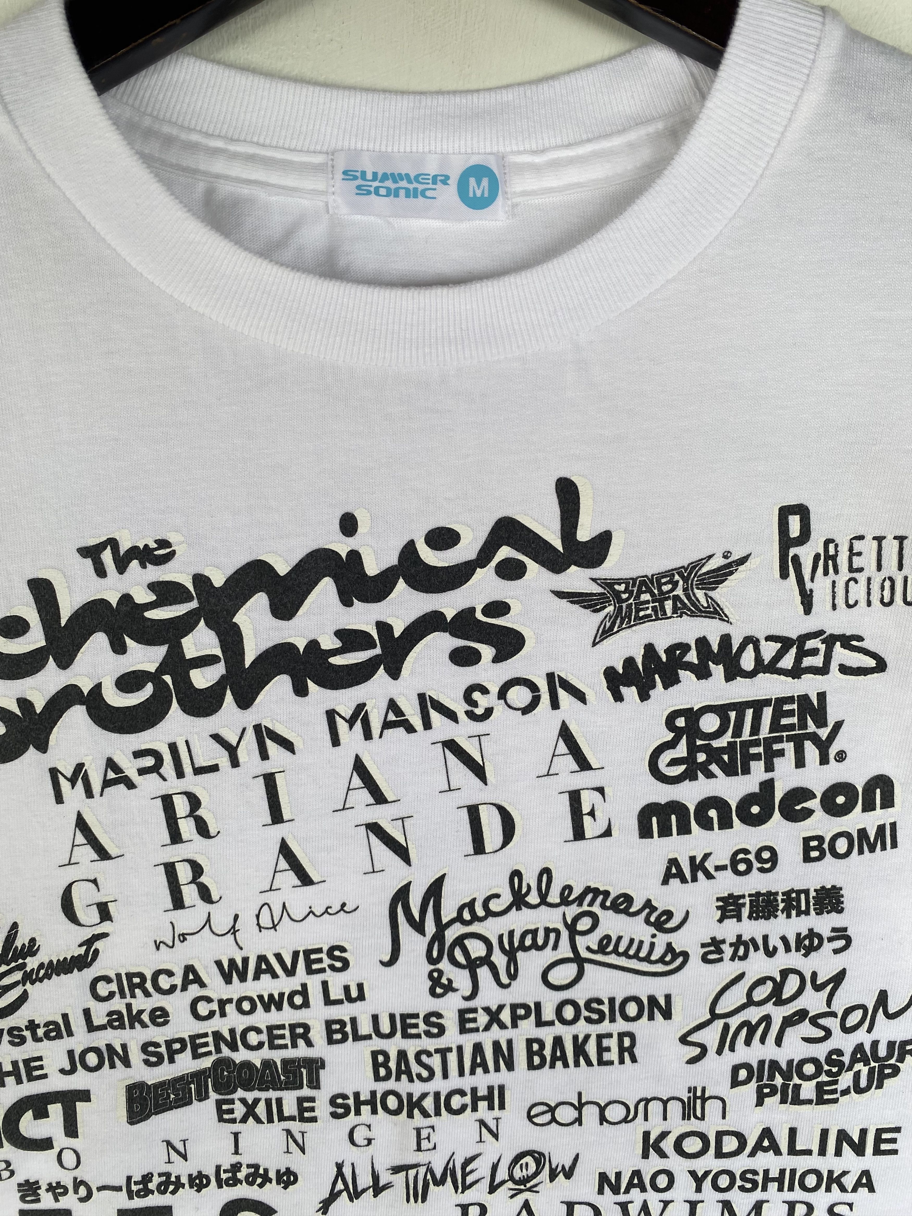 Band Tees SUMMER SONIC Japanese Festival concert band rare tee shirt Size US M / EU 48-50 / 2 - 3 Thumbnail