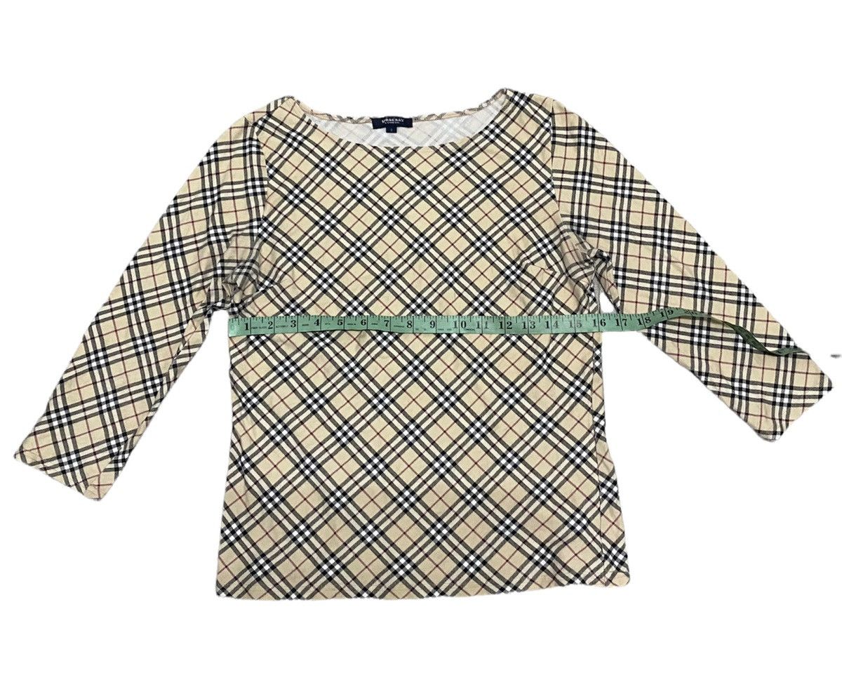 Burberry × Japanese Brand × Vintage Offer‼️Vintage Burberry NovaCheck Longsleeve shirt Size XS / US 0-2 / IT 36-38 - 6 Thumbnail