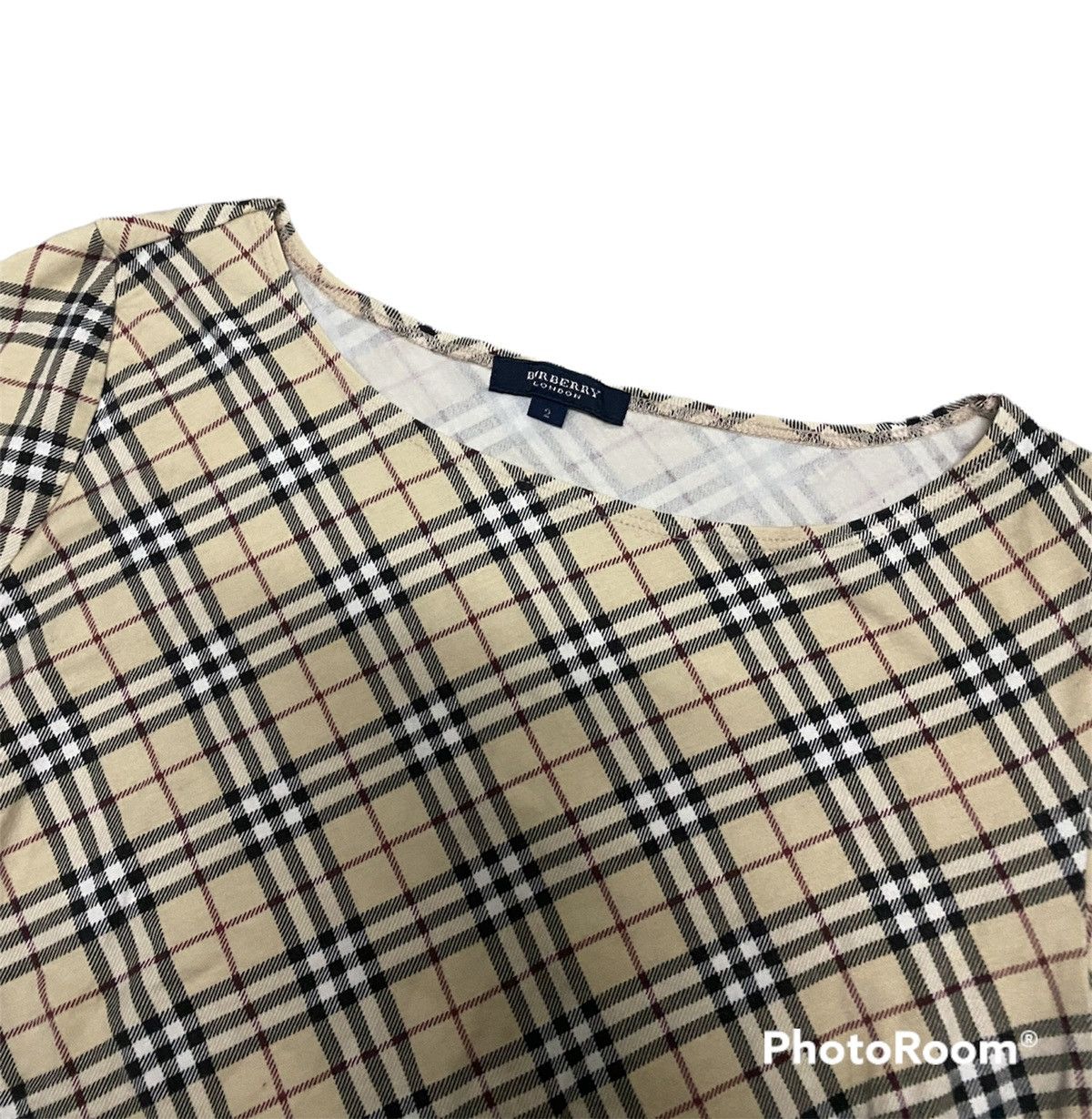 Burberry × Japanese Brand × Vintage Offer‼️Vintage Burberry NovaCheck Longsleeve shirt Size XS / US 0-2 / IT 36-38 - 2 Thumbnail