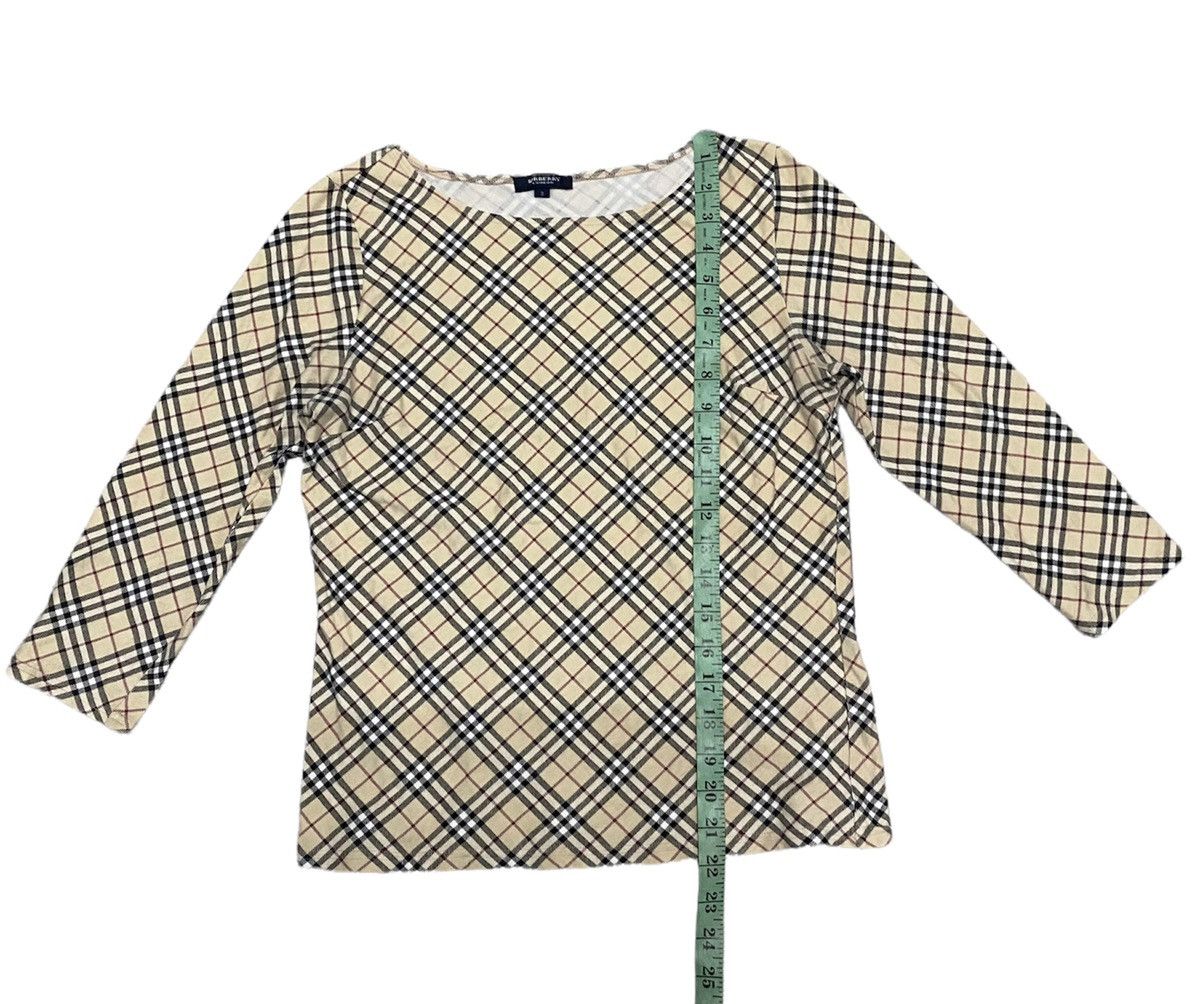 Burberry × Japanese Brand × Vintage Offer‼️Vintage Burberry NovaCheck Longsleeve shirt Size XS / US 0-2 / IT 36-38 - 7 Thumbnail