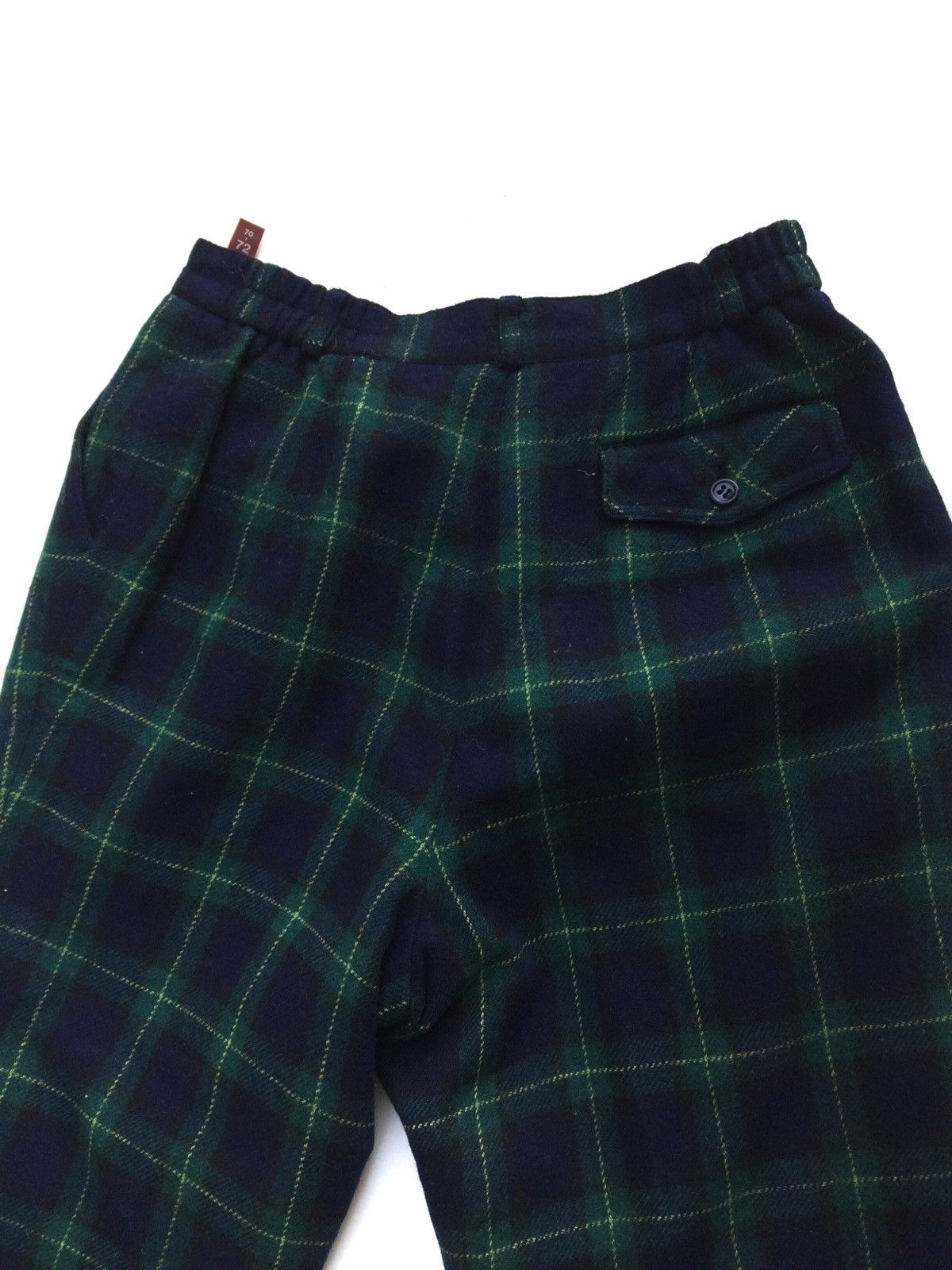 Japanese Brand Japanese Brand Wool Checkered Plaid Tartan Baggy Casual Size US 28 / EU 44 - 9 Thumbnail