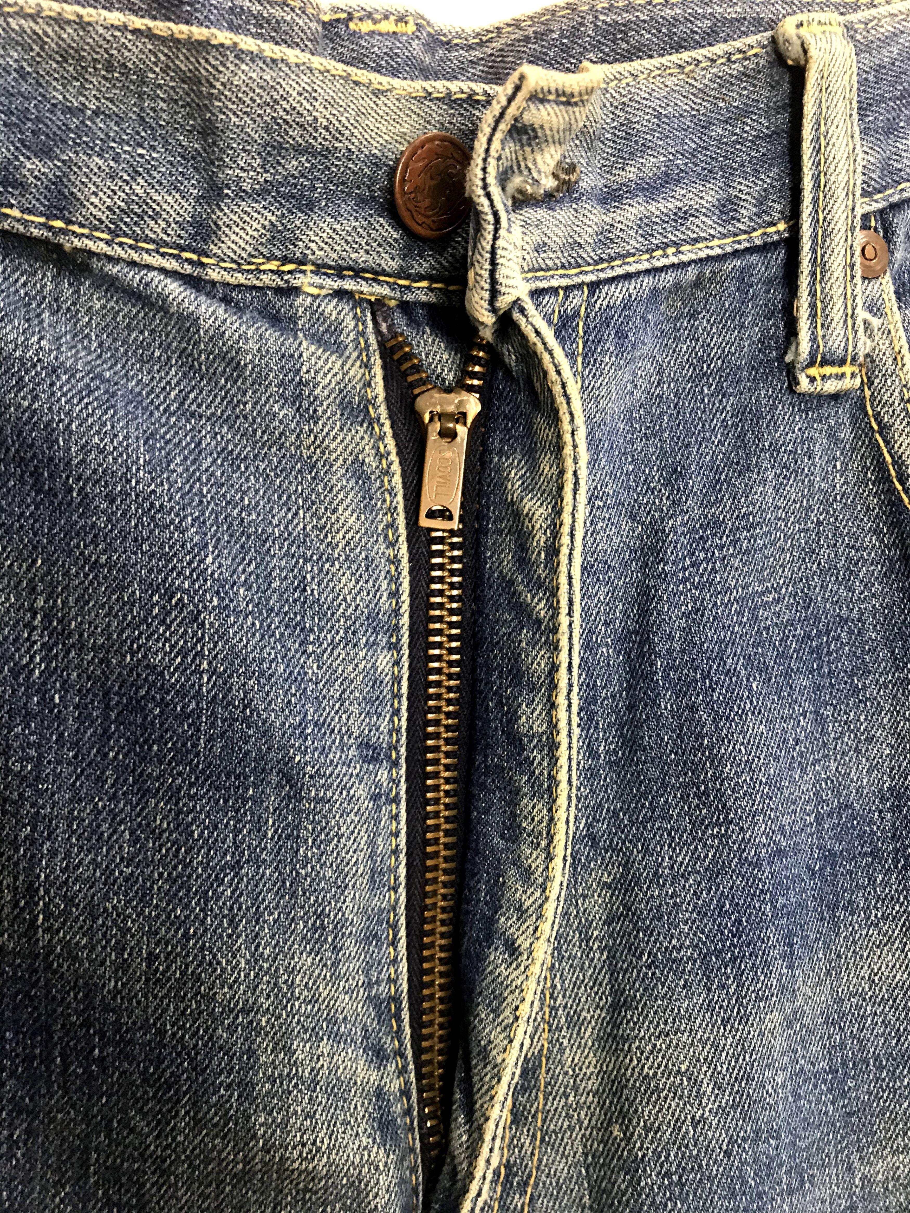 Vintage Vintage 70s 80s Western Scovill Brass Zipper Denim Jeans Size US 32 / EU 48 - 8 Thumbnail