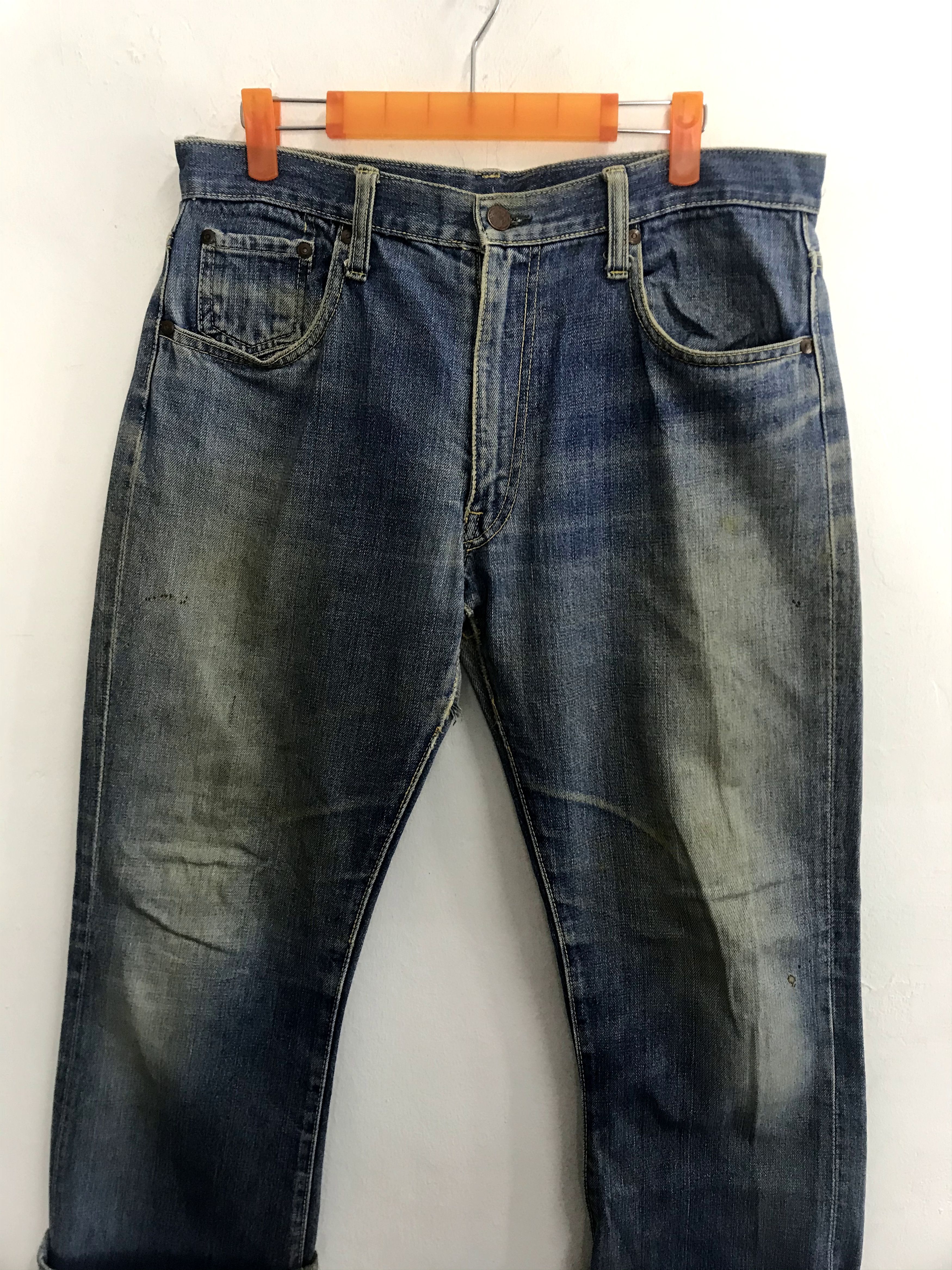 Vintage Vintage 70s 80s Western Scovill Brass Zipper Denim Jeans Size US 32 / EU 48 - 3 Thumbnail