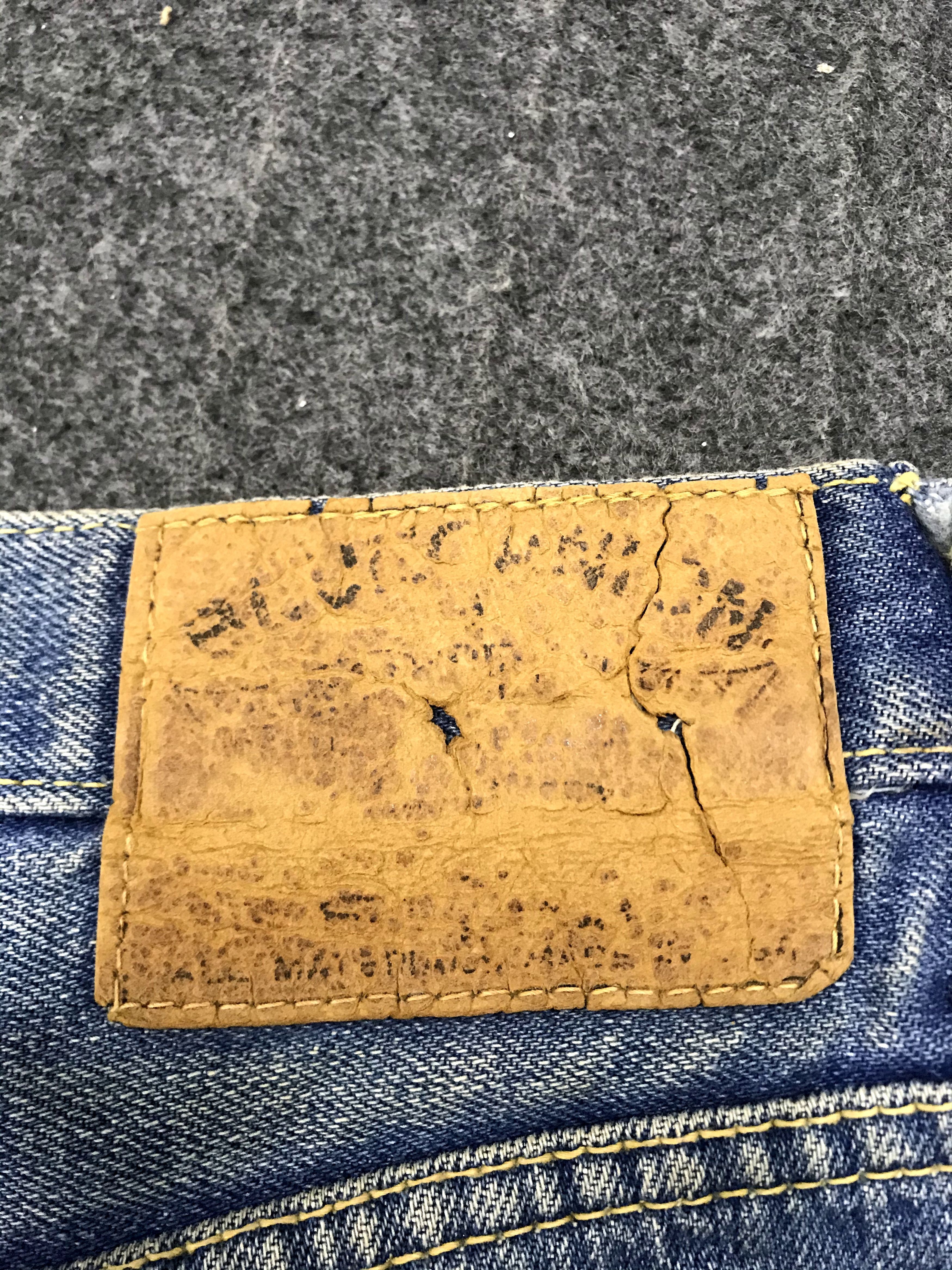 Vintage 70s 80s Western Scovill Brass Zipper Denim Jeans