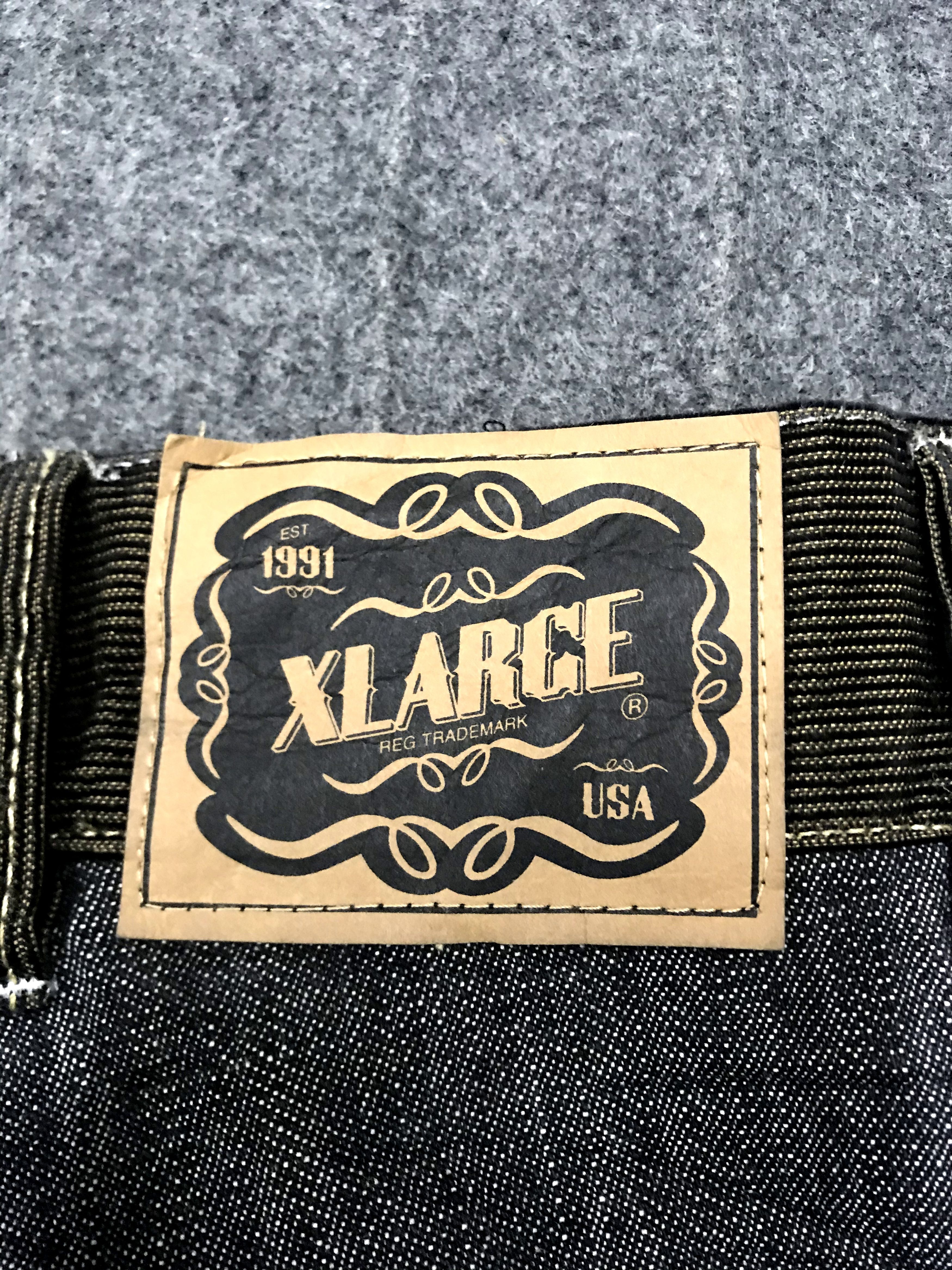 Xlarge Vintage Xlarge X-large Streetwear Skate Brand Denim Jeans Size US 35 - 5 Thumbnail