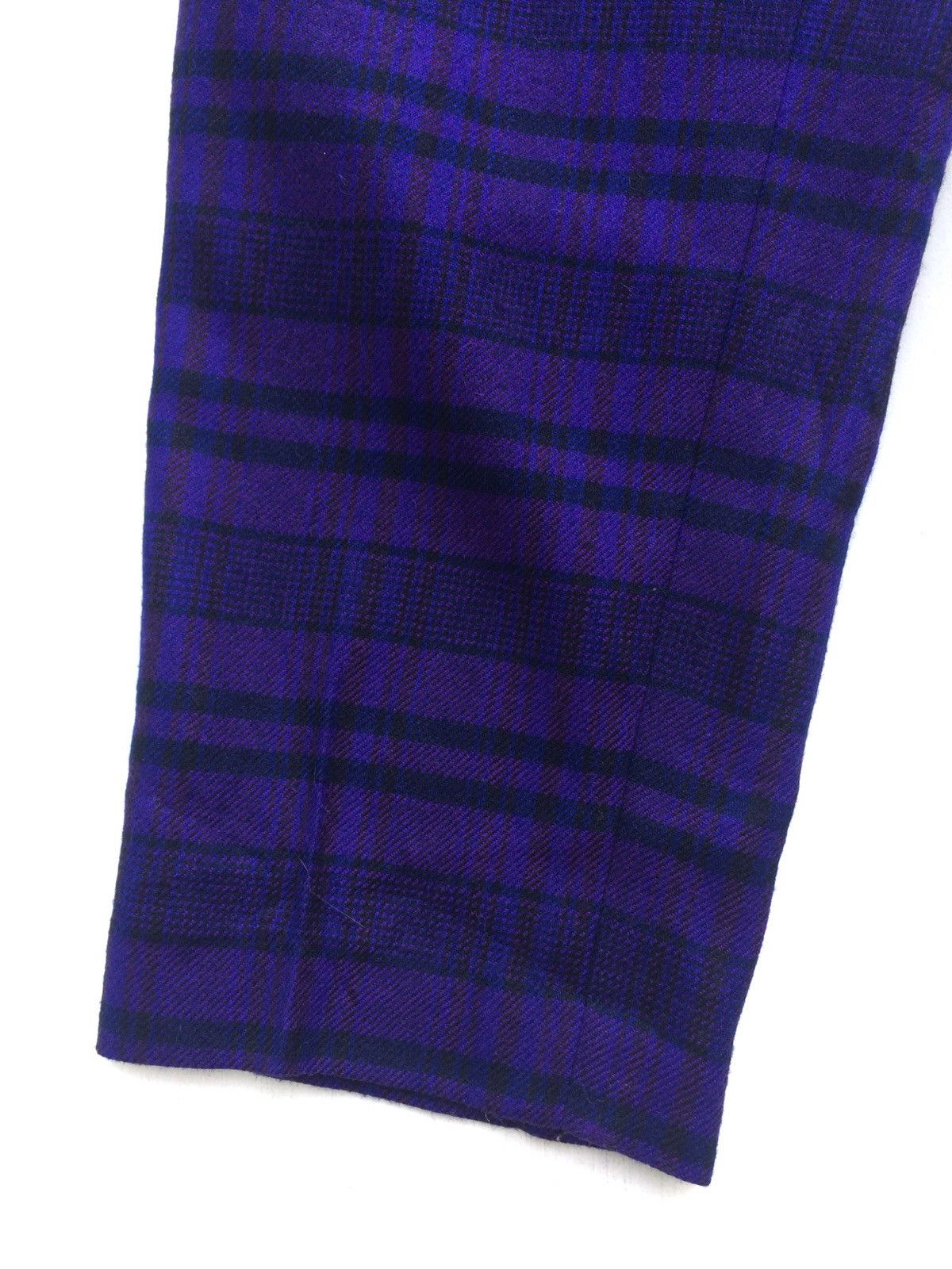 Japanese Brand Japanese brand Checkered plaid Tartan Wool blend Streetwear Size US 26 / EU 42 - 7 Thumbnail