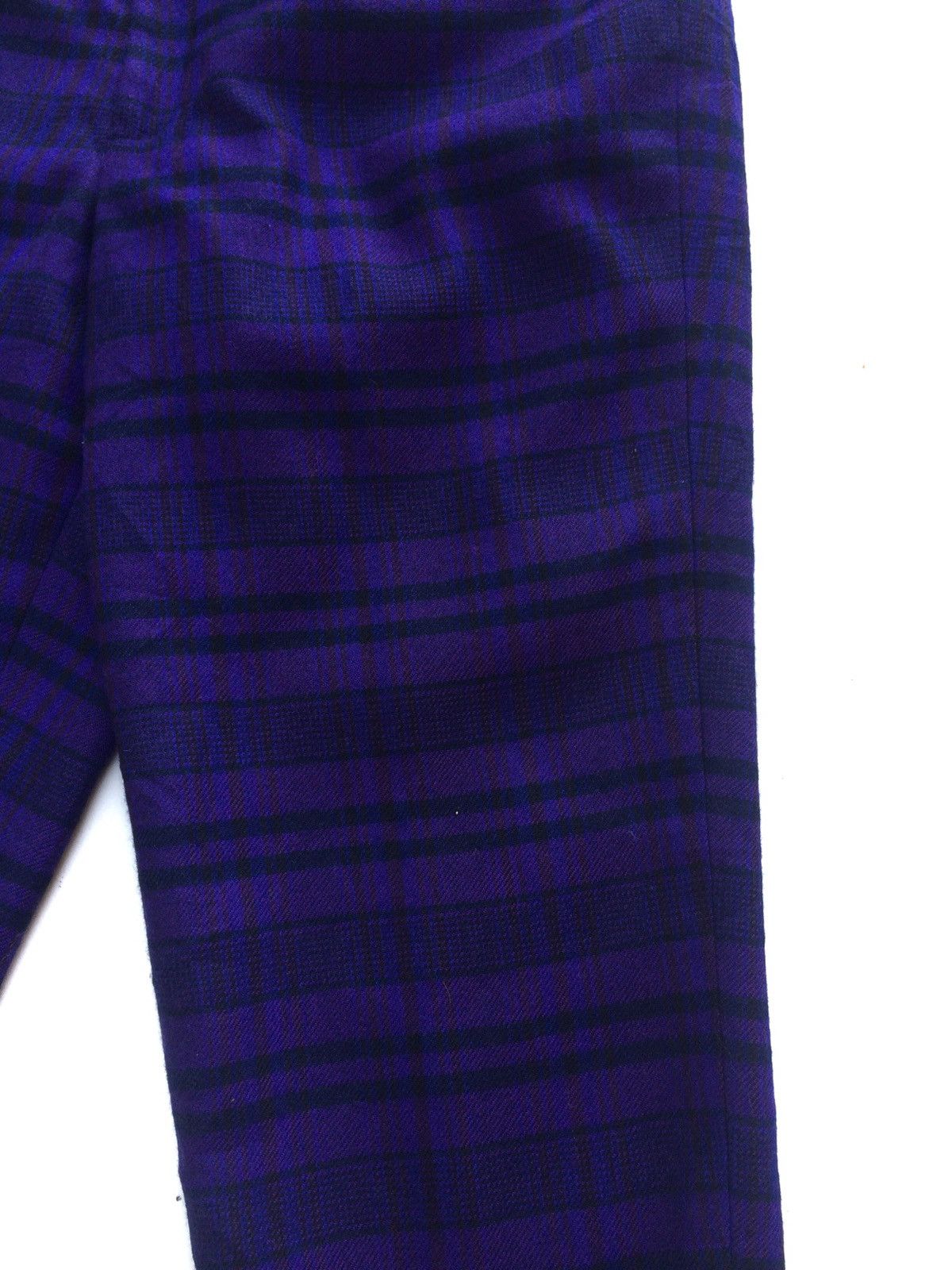 Japanese Brand Japanese brand Checkered plaid Tartan Wool blend Streetwear Size US 26 / EU 42 - 4 Thumbnail