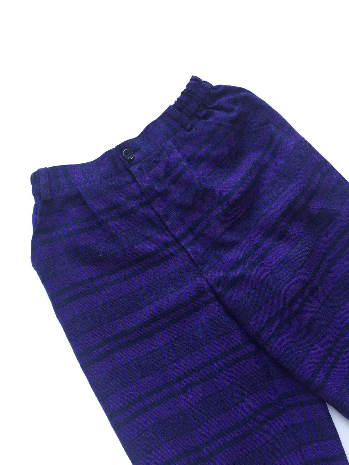Japanese Brand Japanese brand Checkered plaid Tartan Wool blend Streetwear Size US 26 / EU 42 - 2 Thumbnail