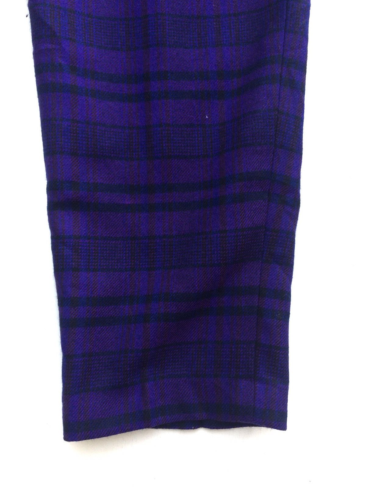 Japanese Brand Japanese brand Checkered plaid Tartan Wool blend Streetwear Size US 26 / EU 42 - 6 Thumbnail