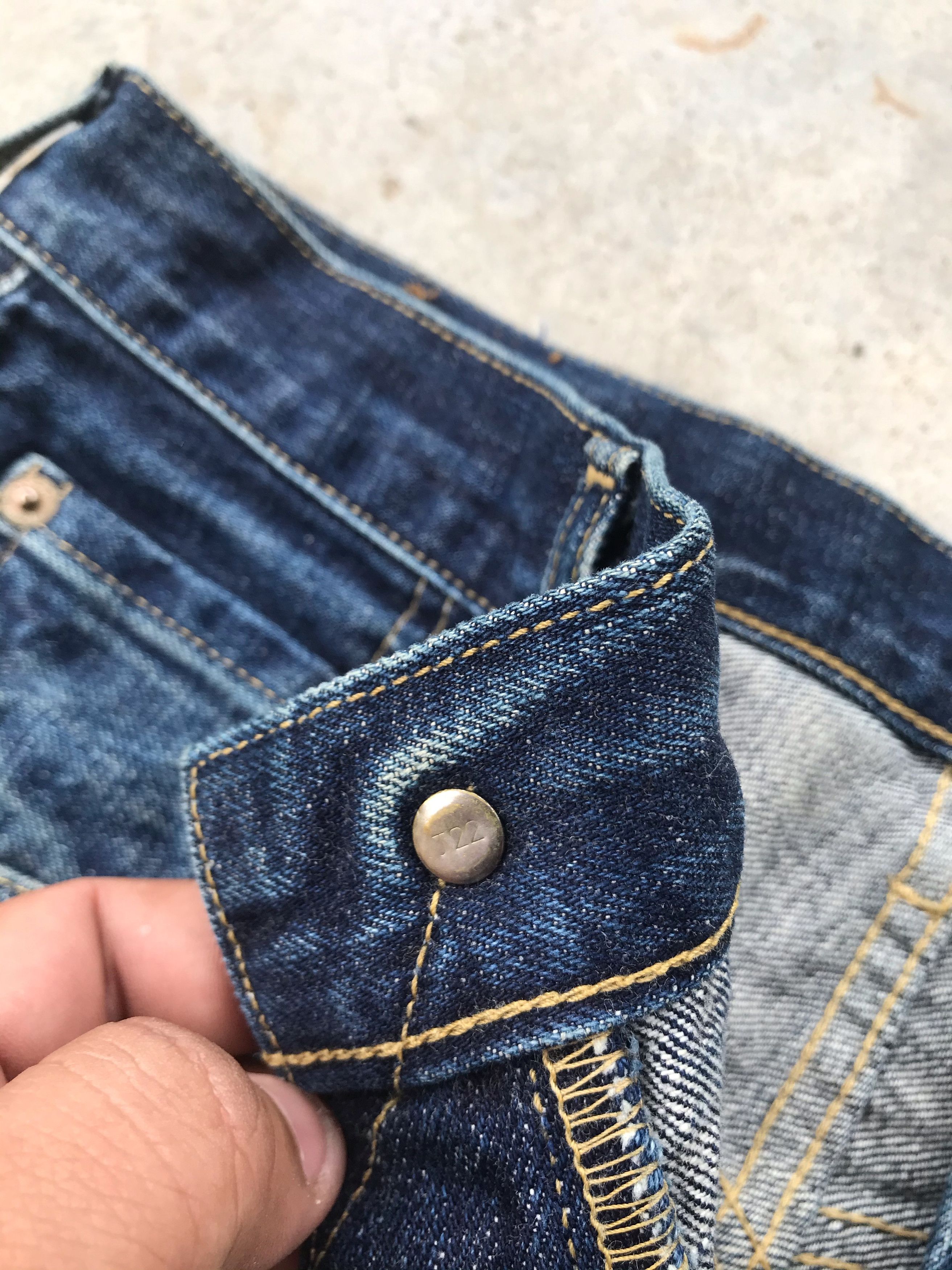 Levi's Vtg Levi's bigE 503B selvedge dark blue denim jeans 32x34 Size US 32 / EU 48 - 4 Thumbnail