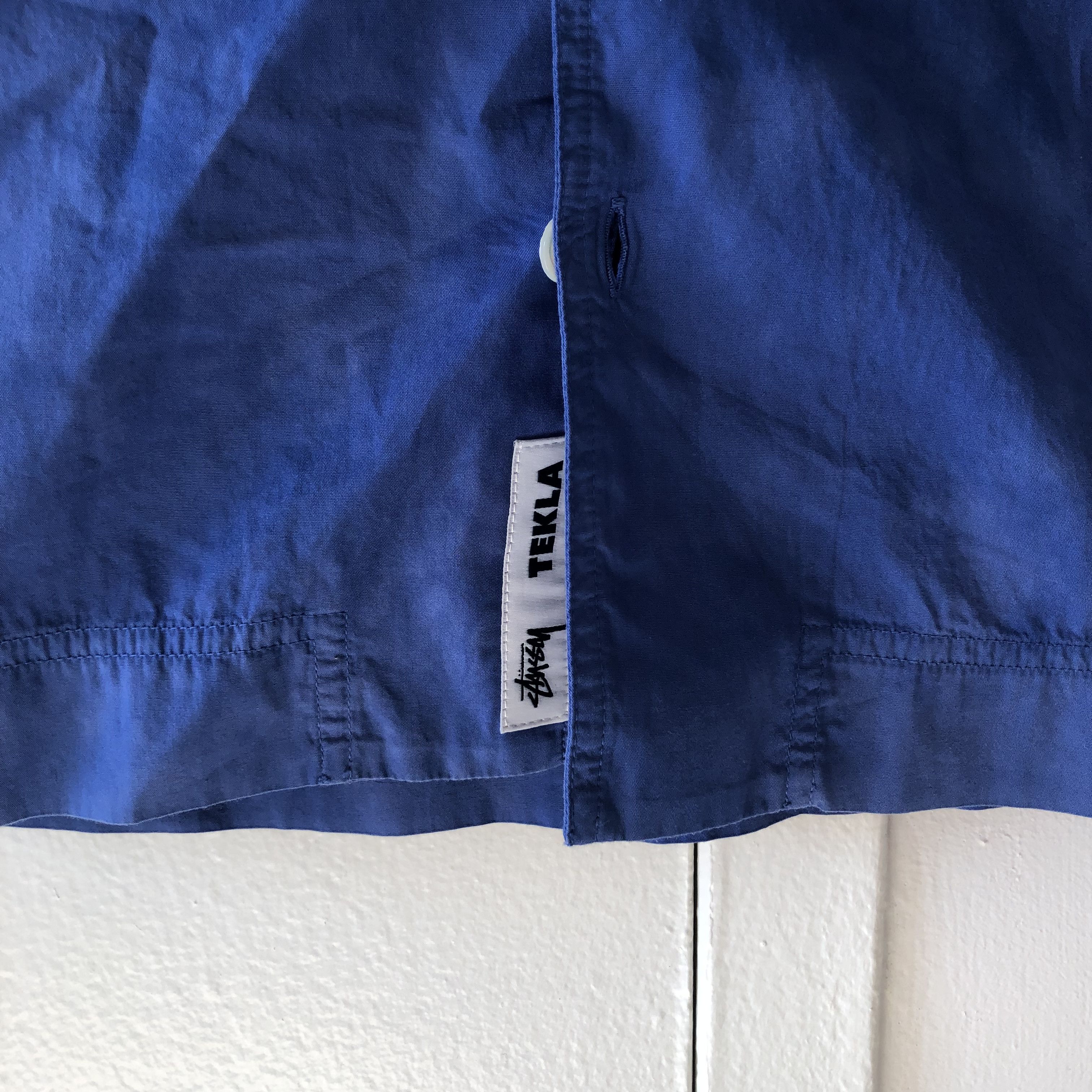 Stussy × Tekla Stussy x Tekla Dyed Camp Collar Shirt Size US S / EU 44-46 / 1 - 2 Thumbnail