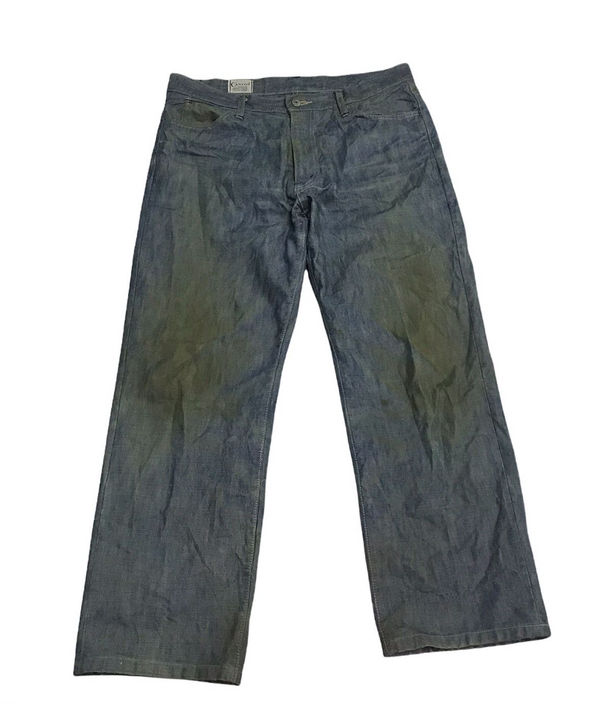 Vintage vintage 80s Canton denim jeans 34x27 Size US 34 / EU 50 - 1 Thumbnail