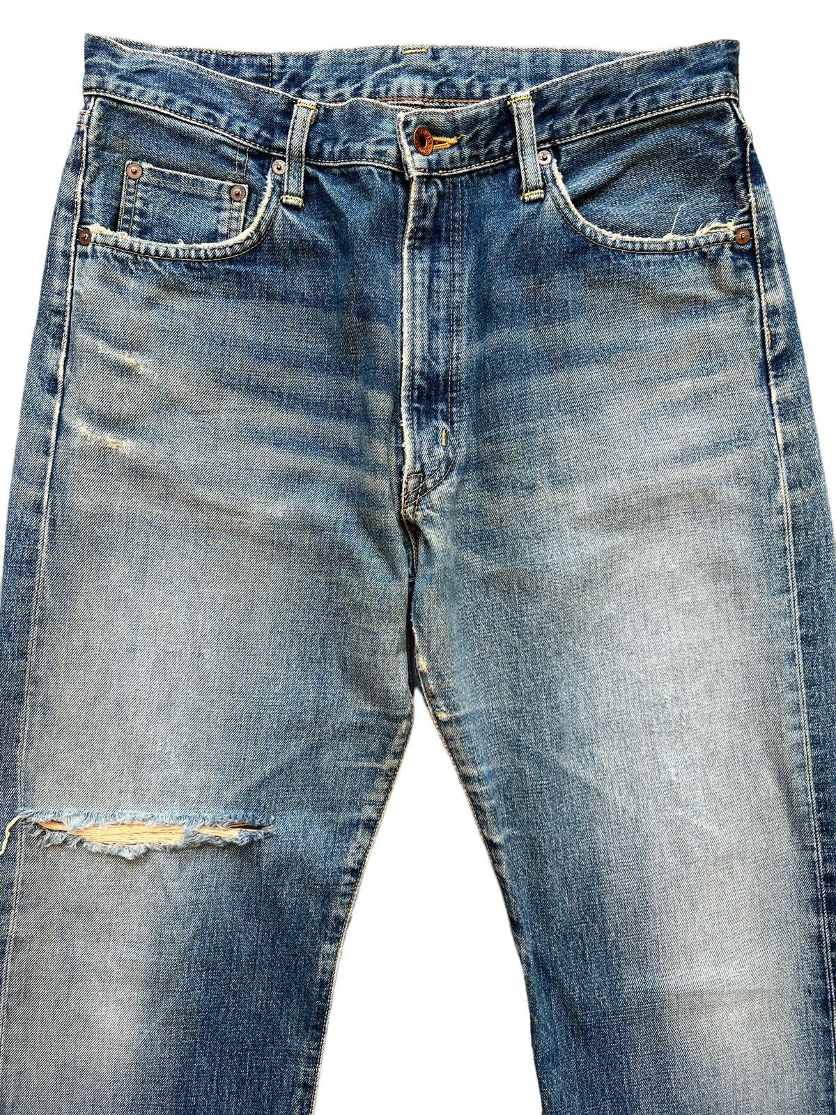 Edwin Vintage 90s Edwin 505xx Selvadge Rusty Jeans 34x28 Size US 34 / EU 50 - 3 Thumbnail