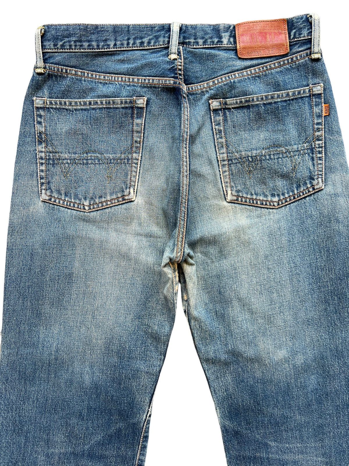 Edwin Vintage 90s Edwin 505xx Selvadge Rusty Jeans 34x28 Size US 34 / EU 50 - 4 Thumbnail