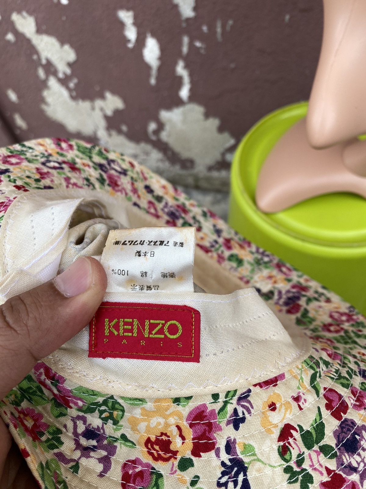 Kenzo Vintage Kenzo Made in Japan Flora Design Bucket hat Size ONE SIZE - 4 Thumbnail