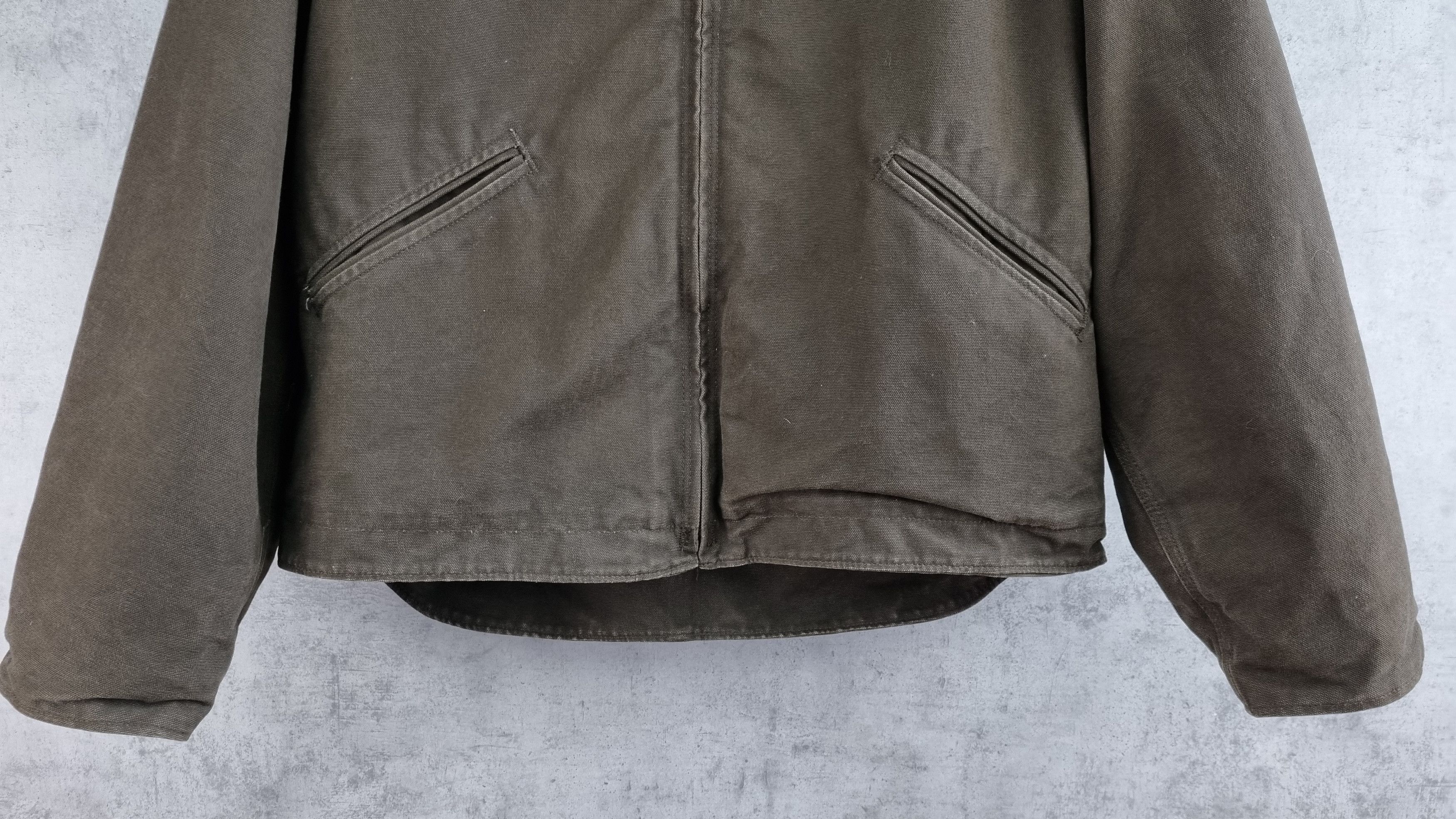 Carhartt × Vintage Rare 90s Carhartt Hooded Jacket Brown Earth Tone Size US L / EU 52-54 / 3 - 16 Thumbnail