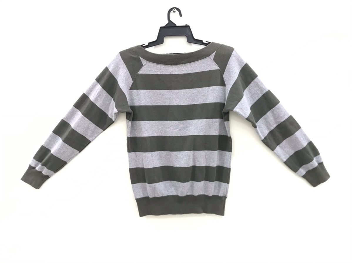 Hysteric Glamour Hysteric Glamour Striped Unisex Sweatshirt Grunge Style Size M / US 6-8 / IT 42-44 - 2 Thumbnail