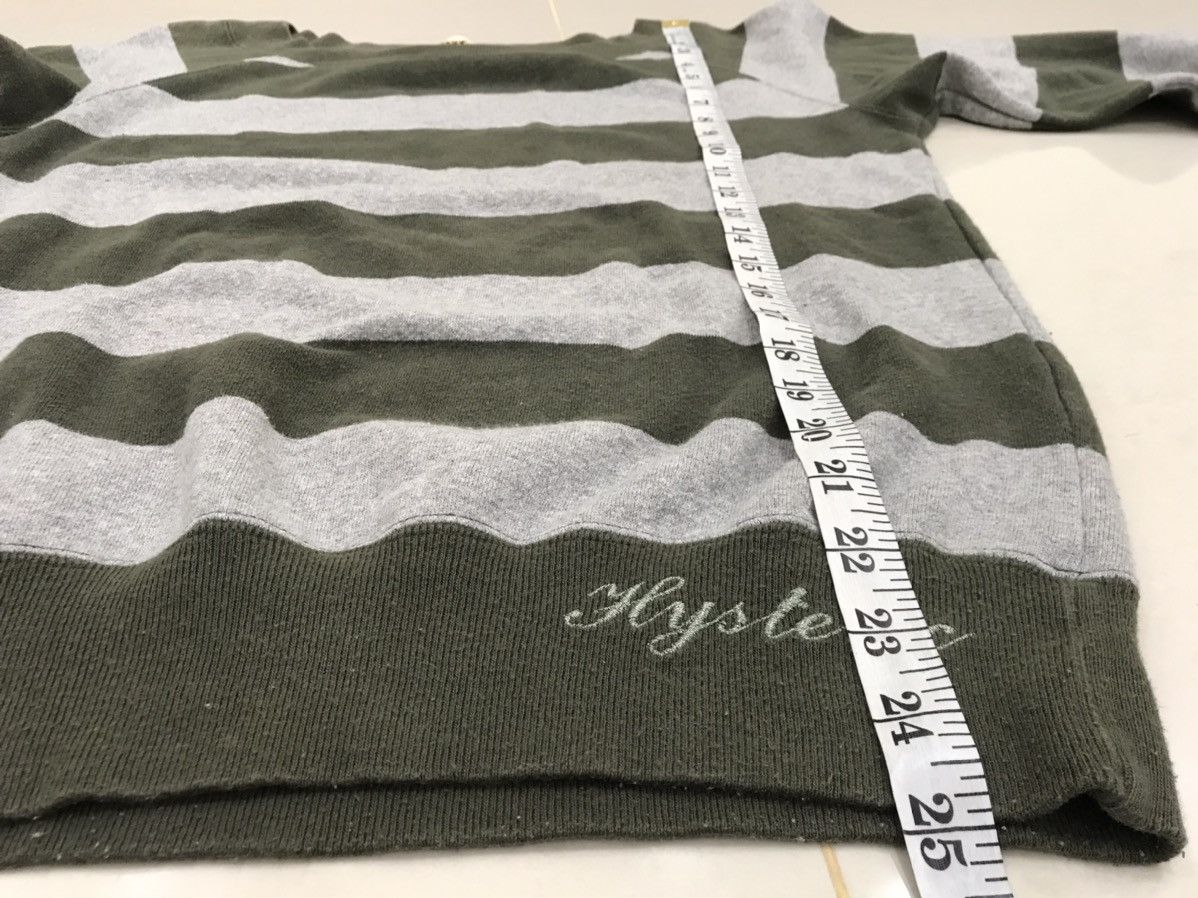 Hysteric Glamour Hysteric Glamour Striped Unisex Sweatshirt Grunge Style Size M / US 6-8 / IT 42-44 - 6 Thumbnail