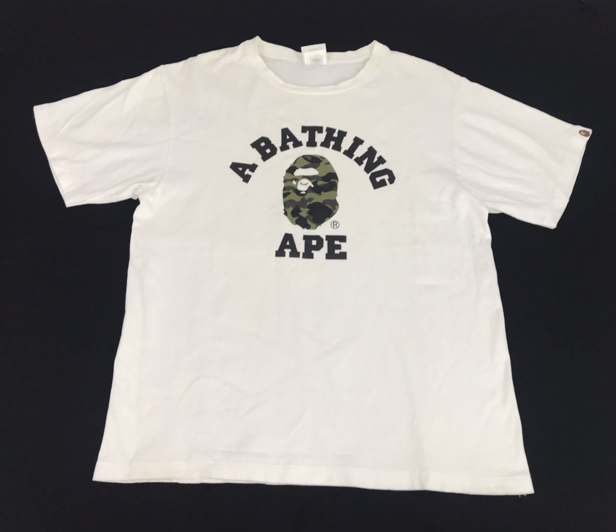 Bape 1st Camo College Tee Size US L / EU 52-54 / 3 - 1 Thumbnail