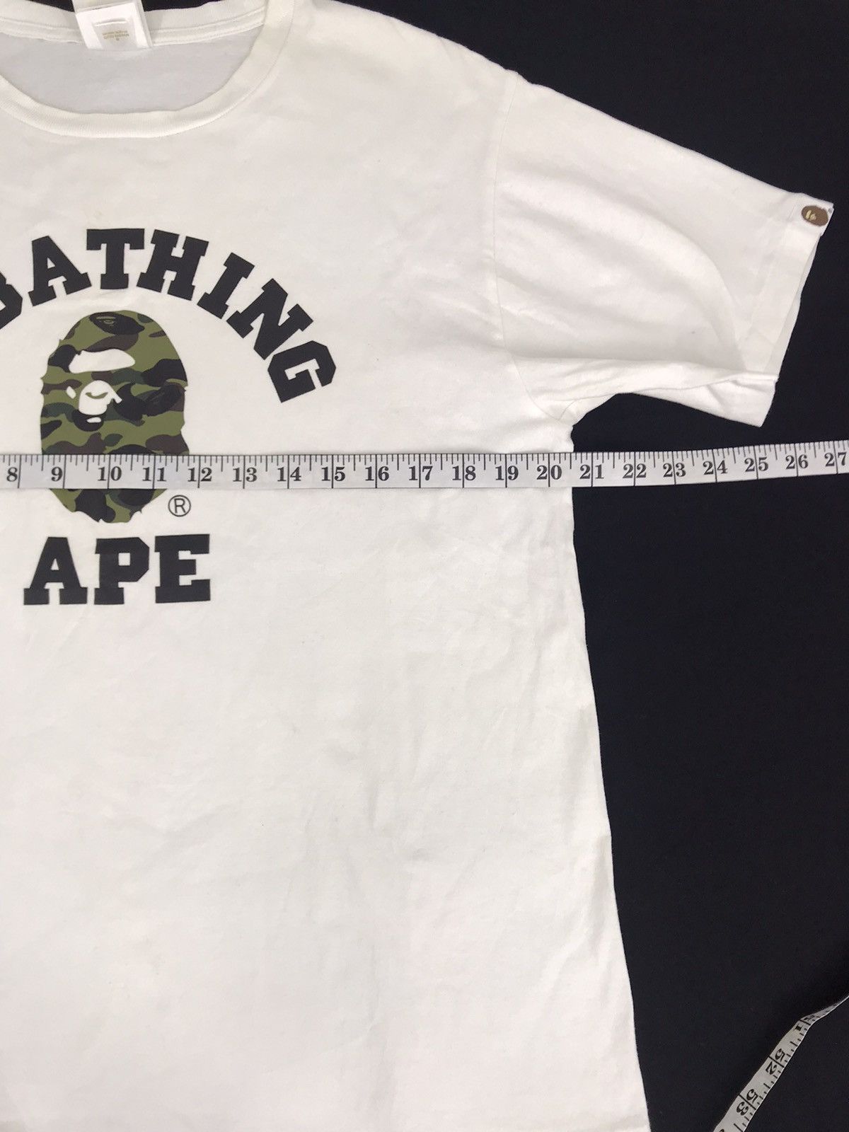 Bape 1st Camo College Tee Size US L / EU 52-54 / 3 - 10 Thumbnail