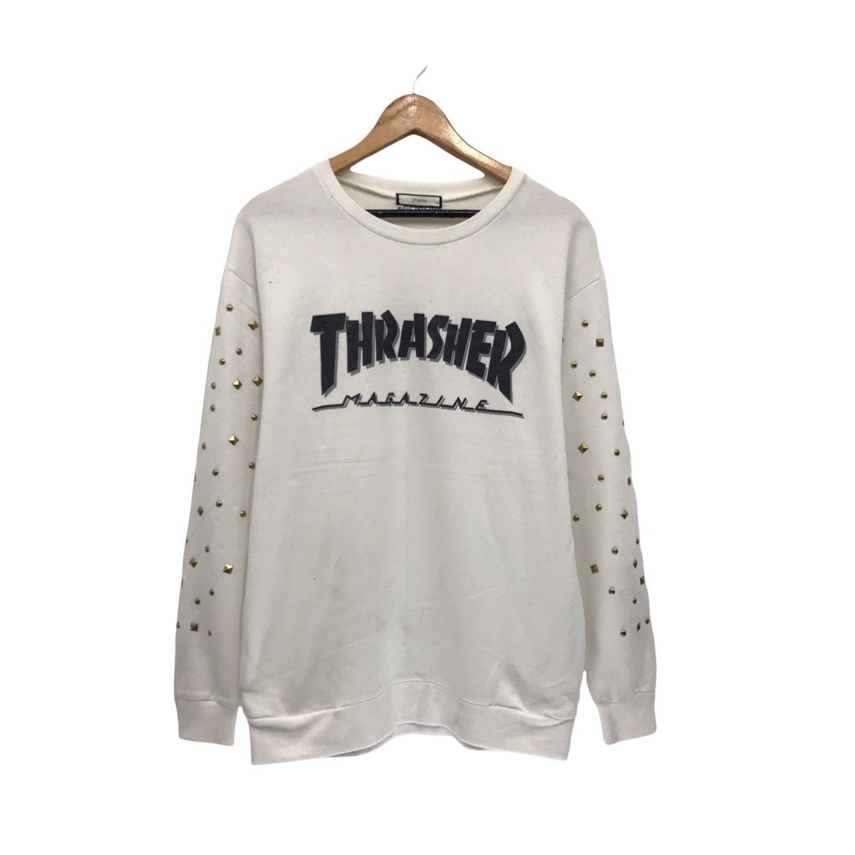 Thrasher × Vintage Vintage Thrasher Skate Skateboard Sweatshirt Size US M / EU 48-50 / 2 - 1 Thumbnail
