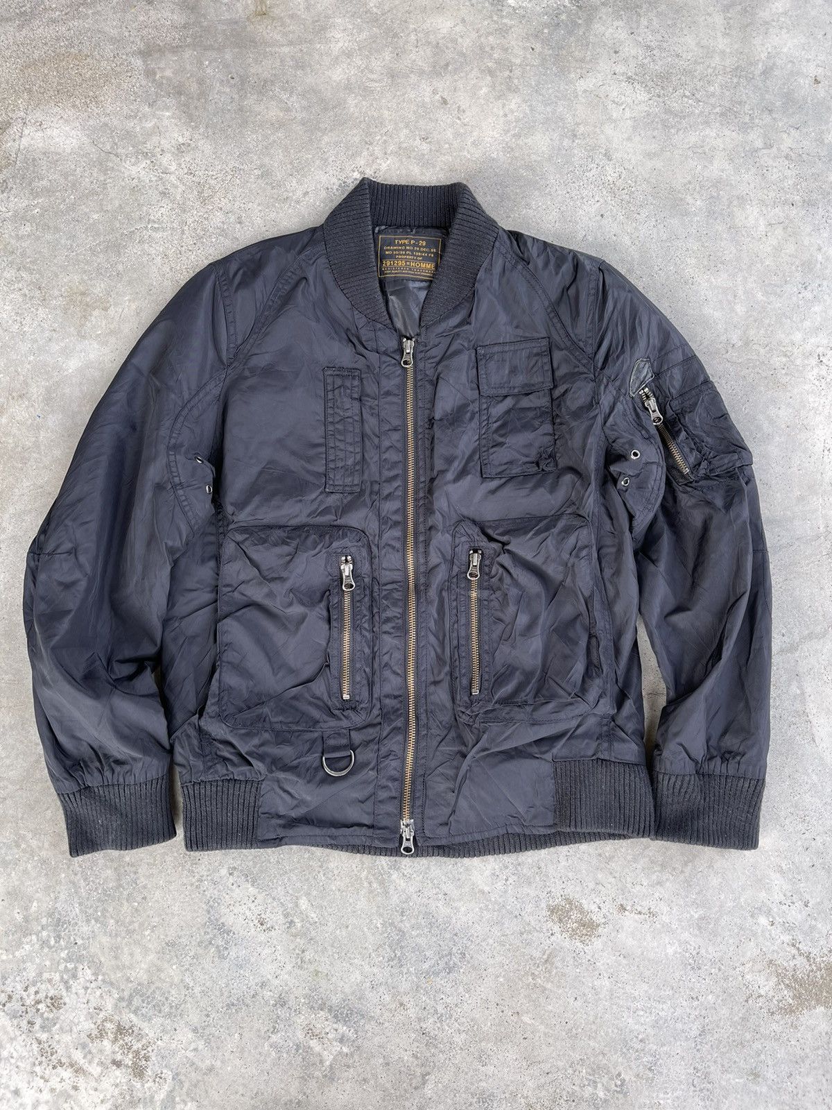Japanese Brand 291295 Homme Japan bomber jacket Size US M / EU 48-50 / 2 - 1 Thumbnail
